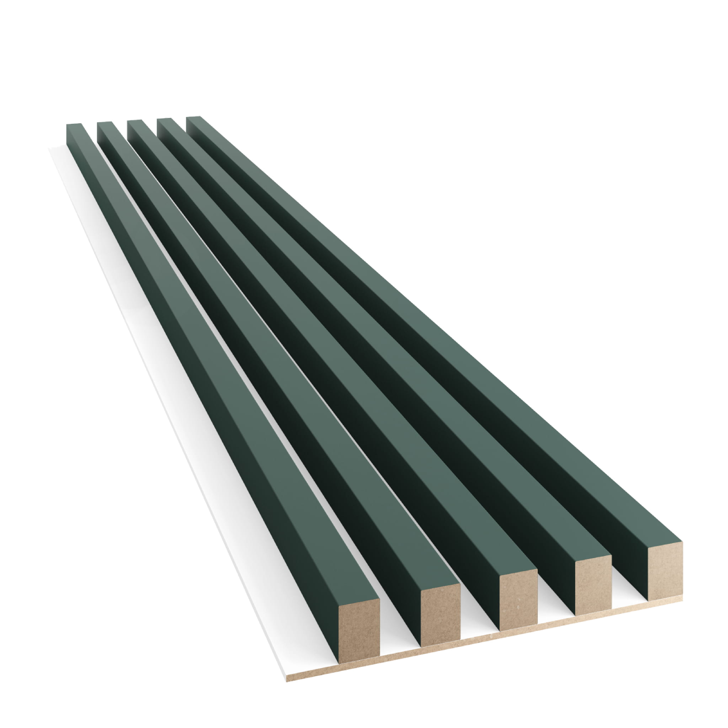 LAMELY NA MDF DOSKE - FĽAŠOVO ZELENÁ