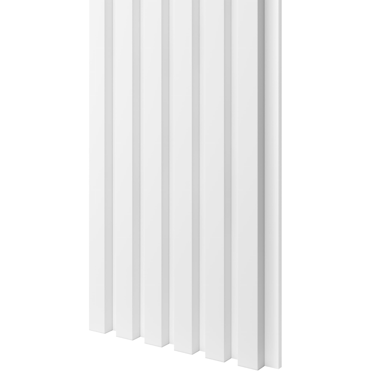 TENKÉ LAMELY NA MDF DOSKE - BIELA MATNÁ