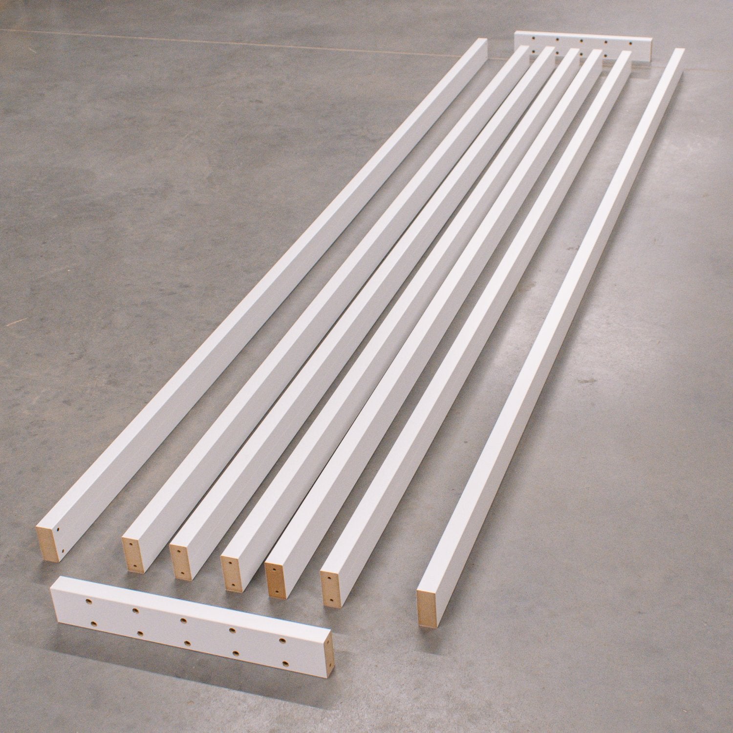 LAMELOVÁ STENA – HOTOVÁ SÚPRAVA - MATNÁ BIELA - LAMELE3D