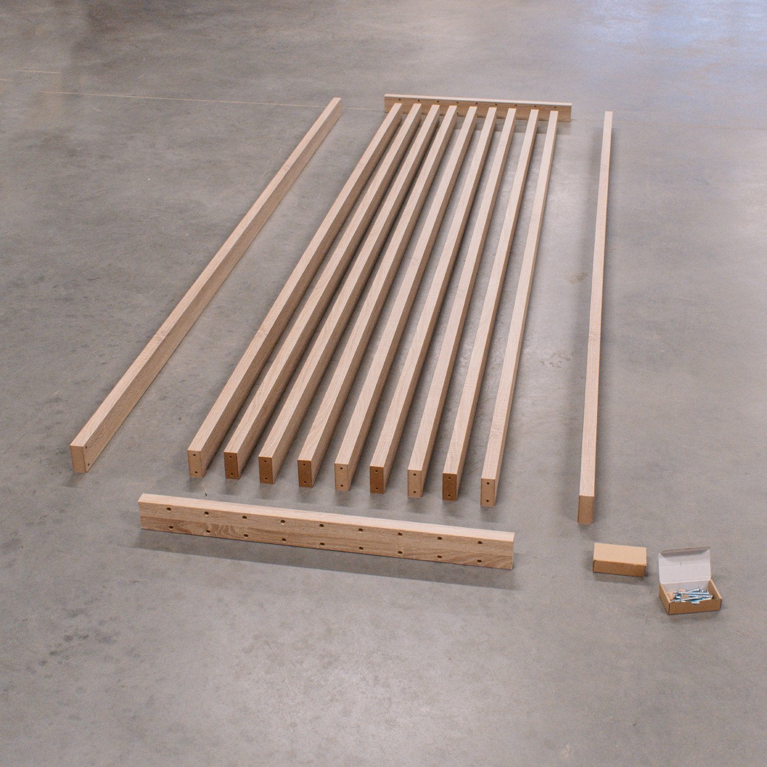 LAMELOVÁ STENA – HOTOVÁ SÚPRAVA - DUB SONOMA - LAMELE3D