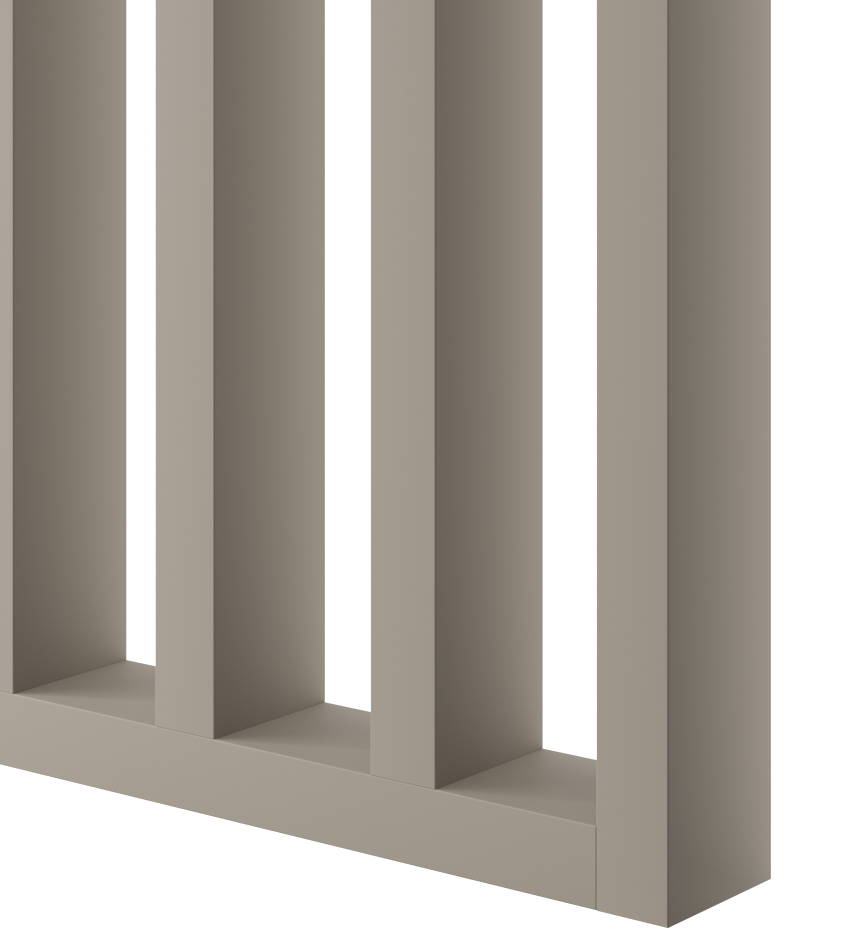 LAMELOVÁ STENA – HOTOVÁ SÚPRAVA - PIESKOVO BÉŽOVÁ - LAMELE3D