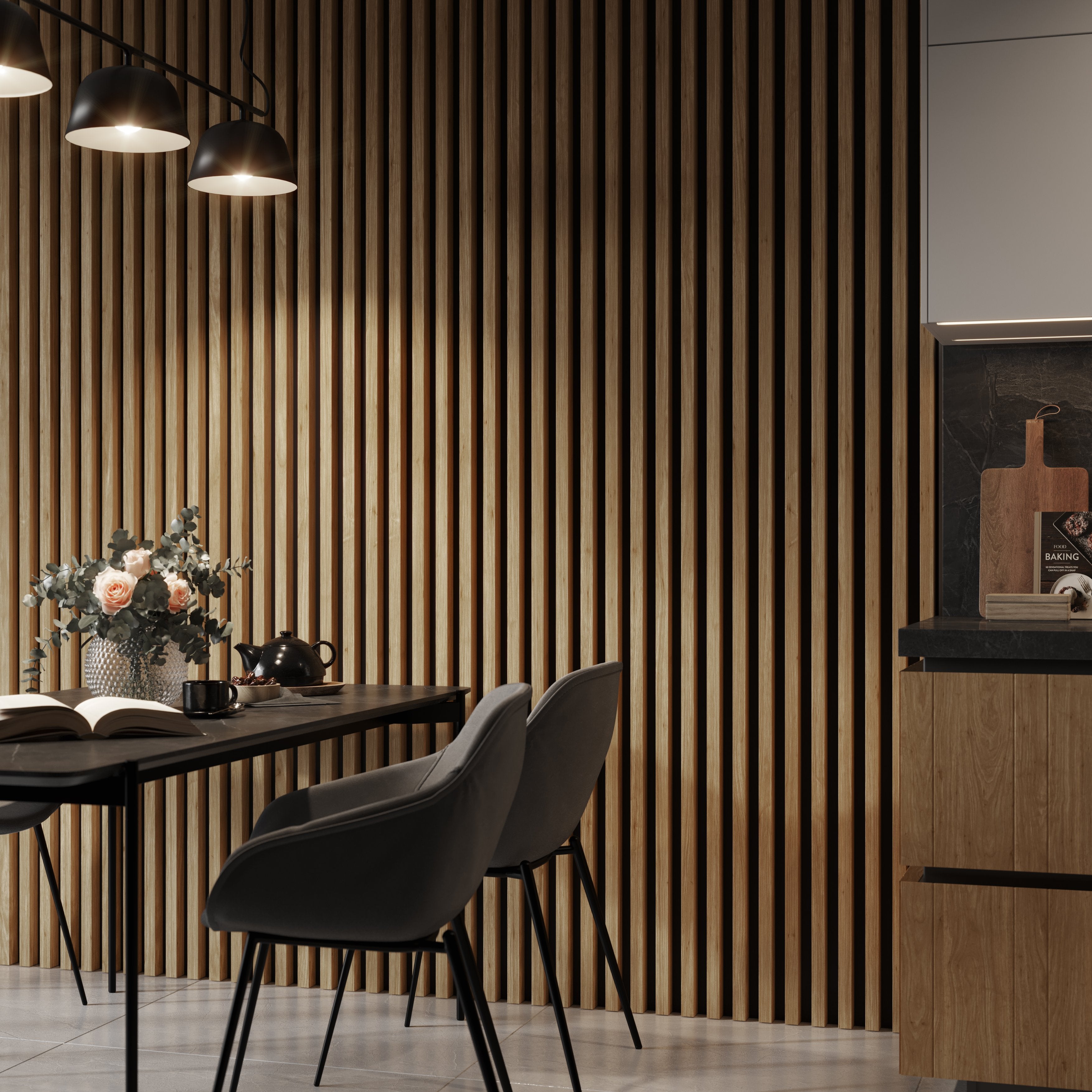 3D NÁSTENNÉ LAMELY - PRÍRODNÝ DUB