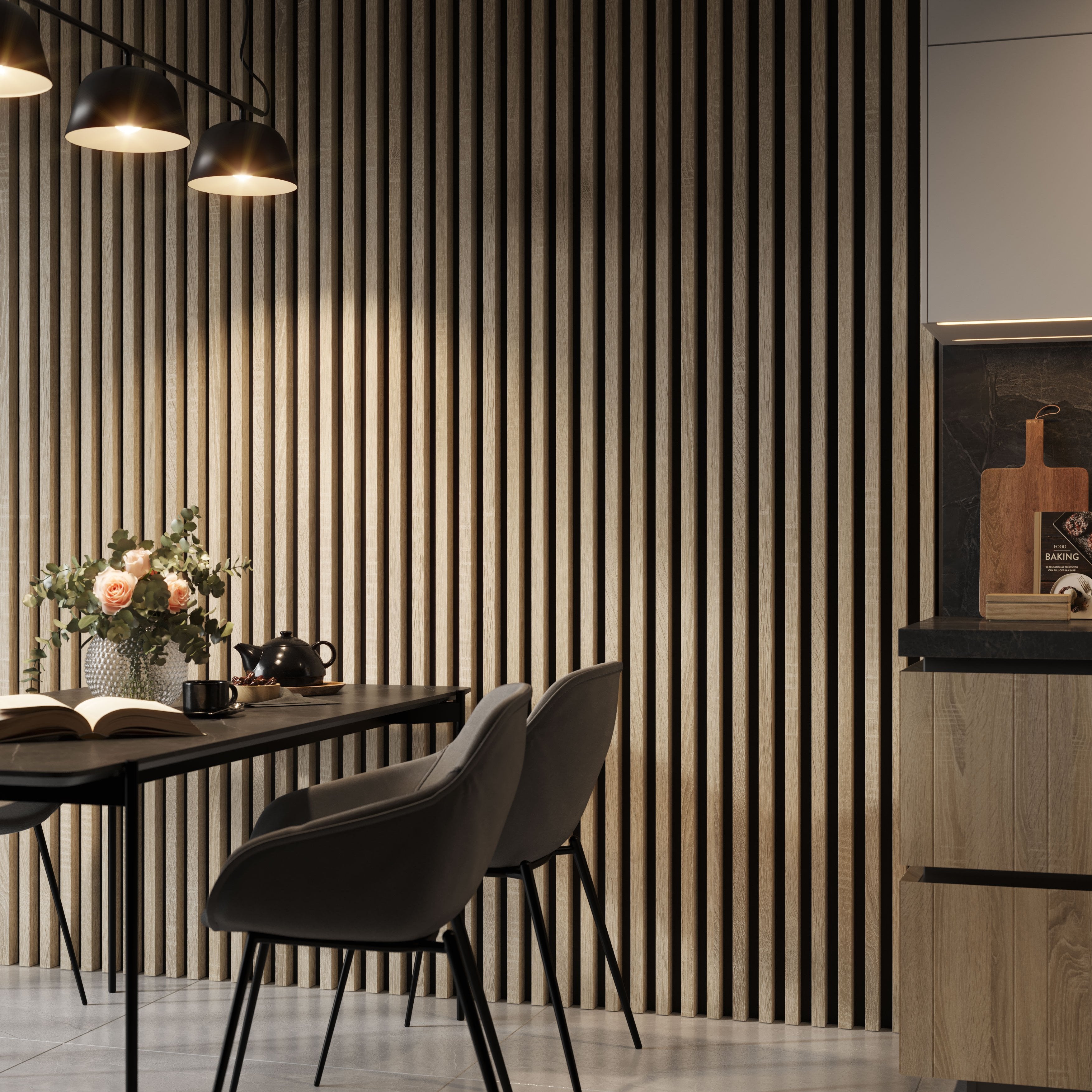 3D NÁSTENNÉ LAMELY - DUB SONOMA