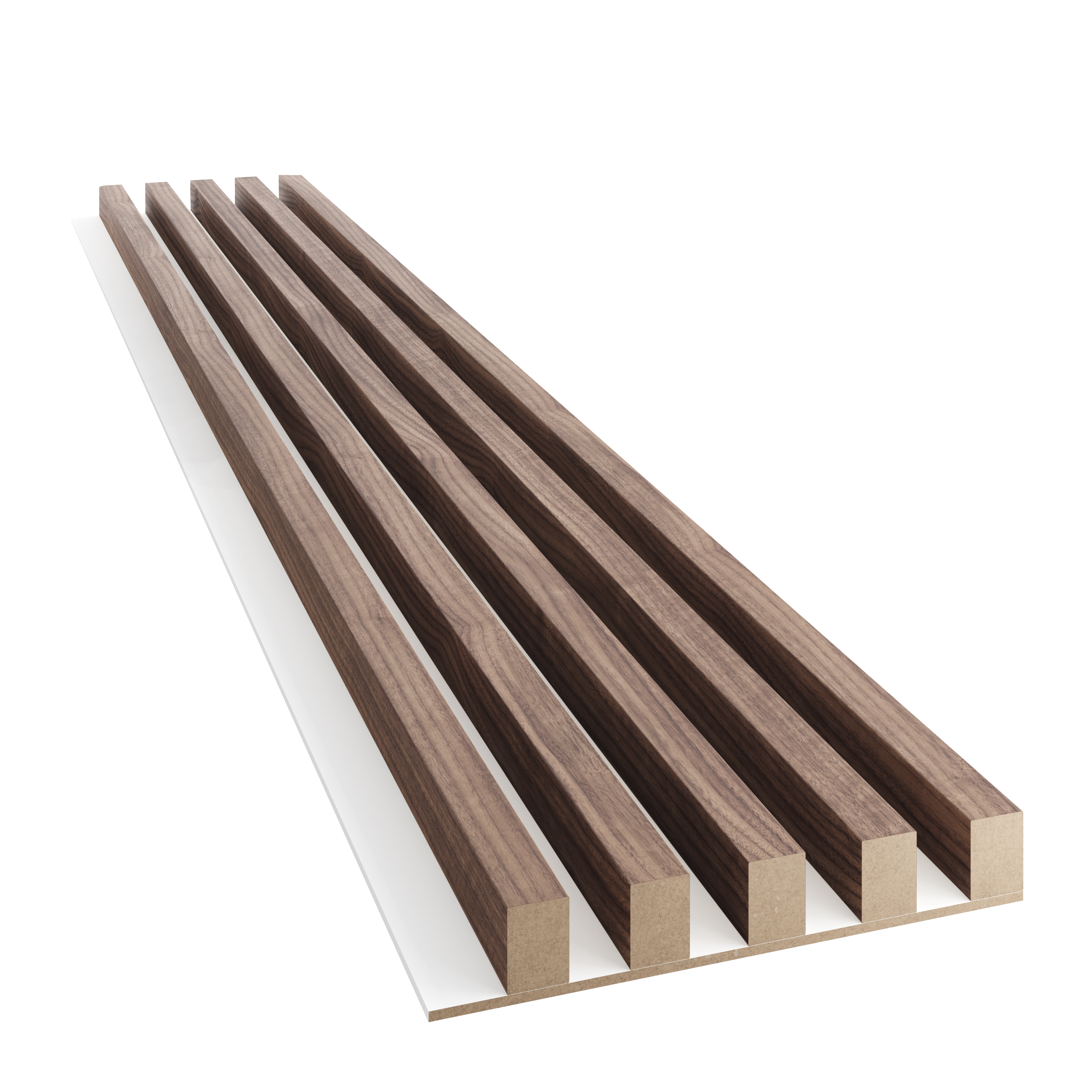 LAMELY NA MDF DOSKE - AMERICKÁ ORECHOVÁ DYHA