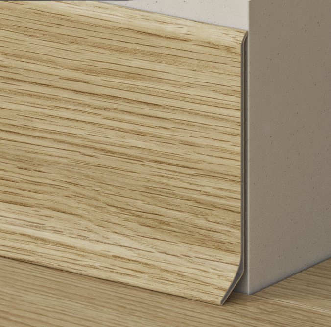 HLINÍKOVÉ SOKLOVÉ LISTY - EURÓPSKY DUB - 275 CM - LAMELE3D