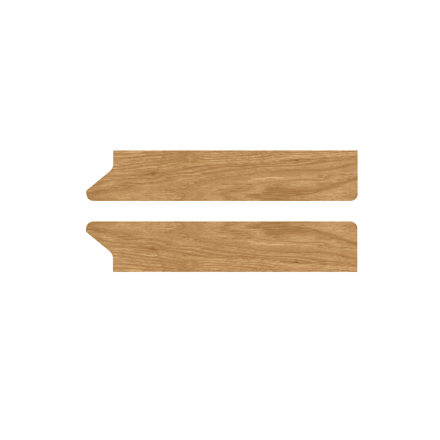 Koncové krytky MDF soklových líšt – sada 2 kusov