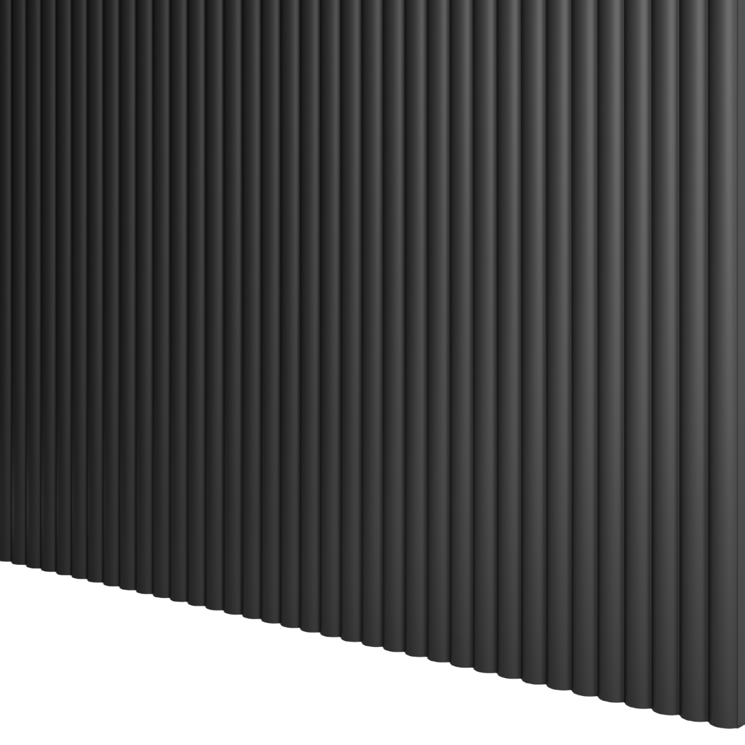 MIKROLAMELY VÅG - ČIERNA MATNÁ - LAMELE3D