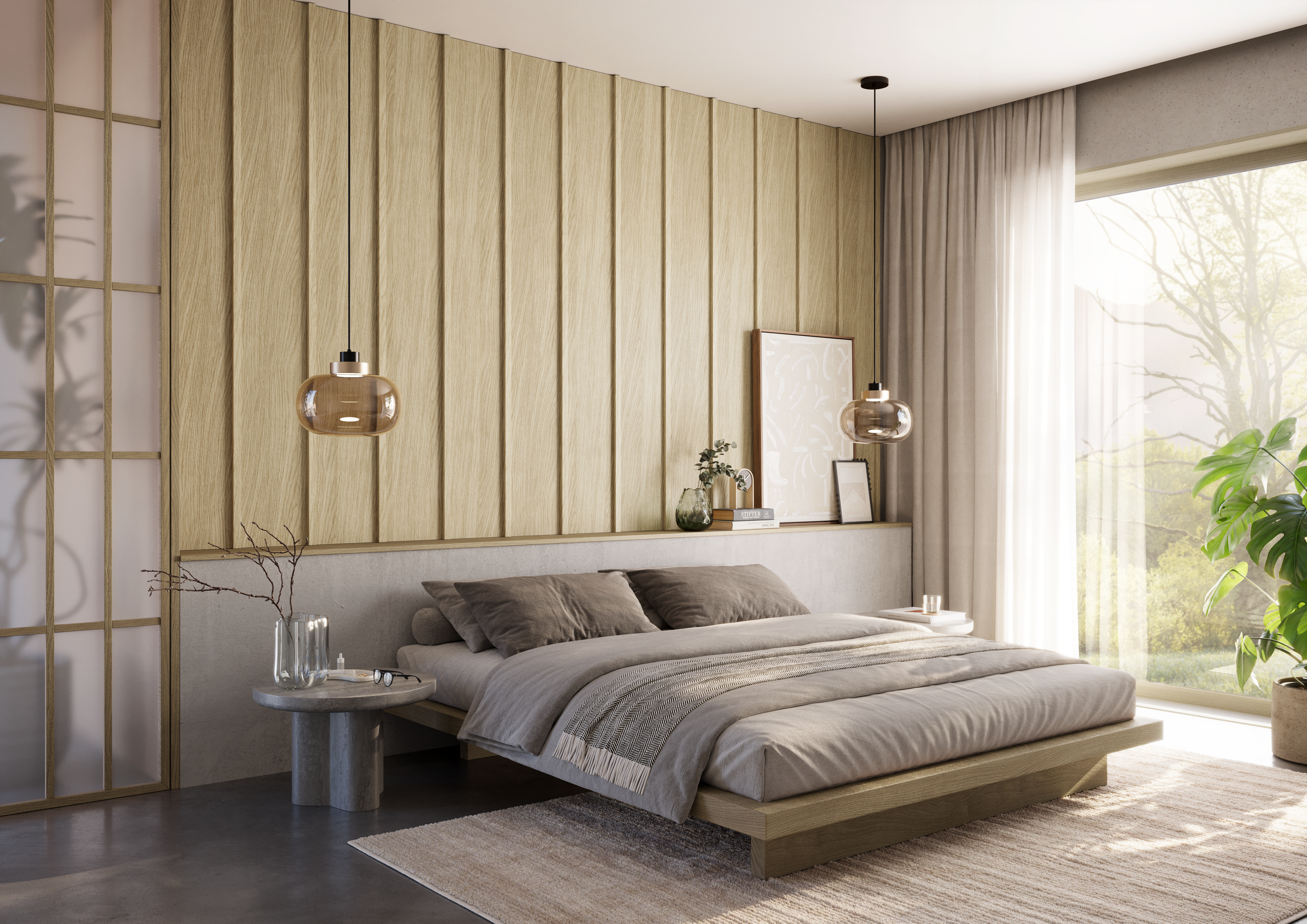 Japandi Panel - Európsky dub CPL