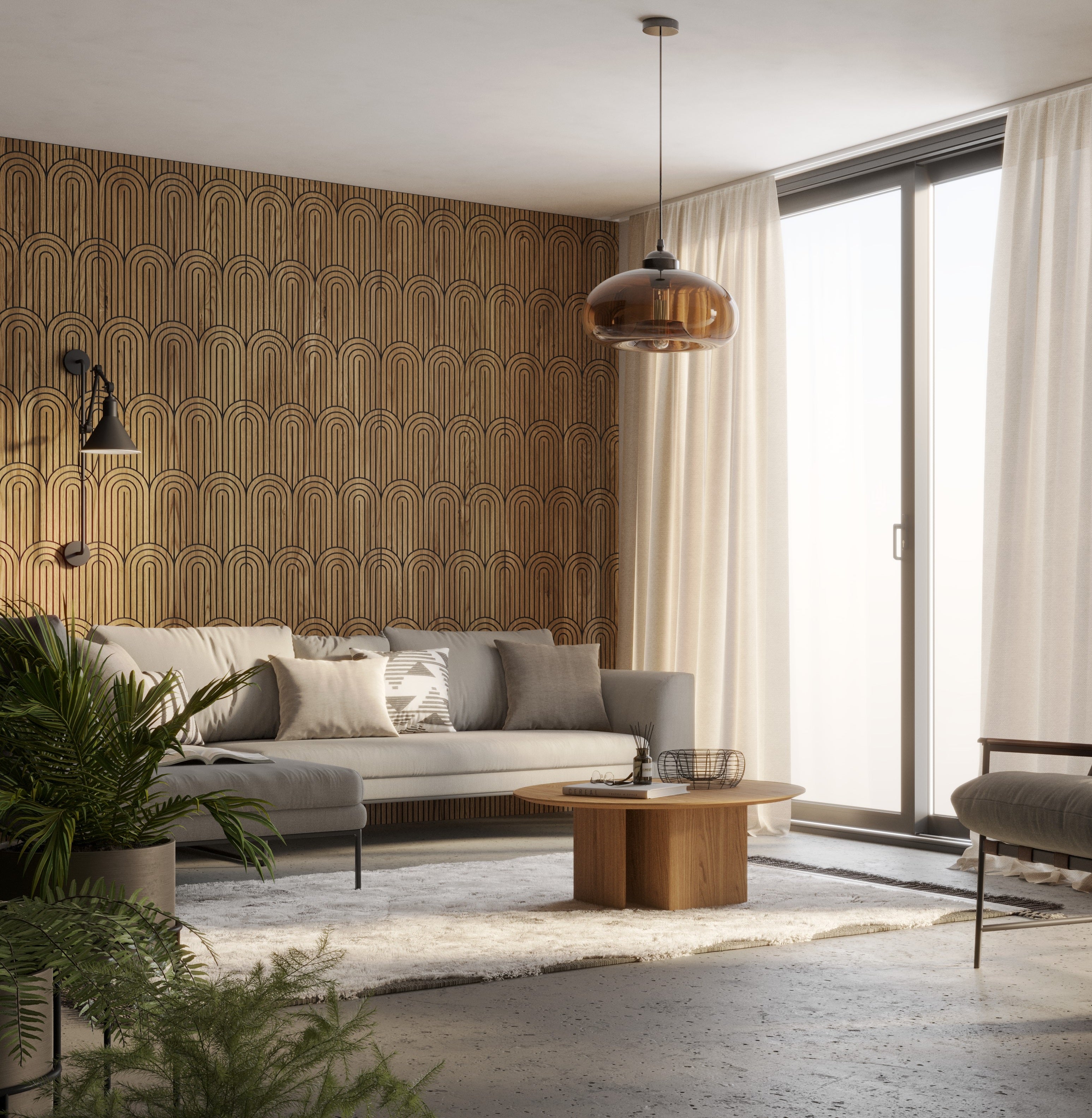 FRÉZOVANÝ PANEL - SENDAI - LAMELE3D