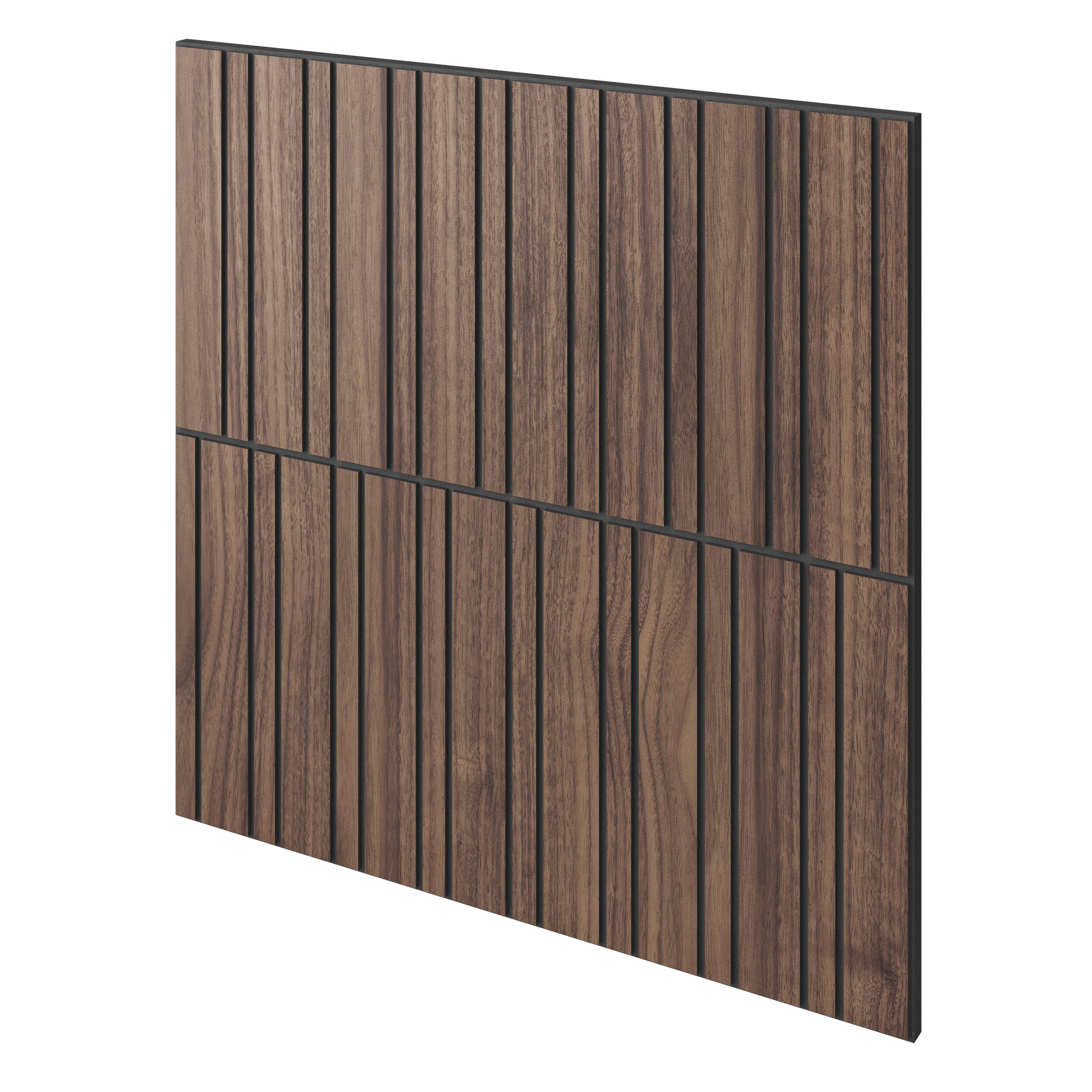 FRÉZOVANÝ PANEL - AMSTERDAM - DYHA AMERICKÝ ORECH - LAMELE3D