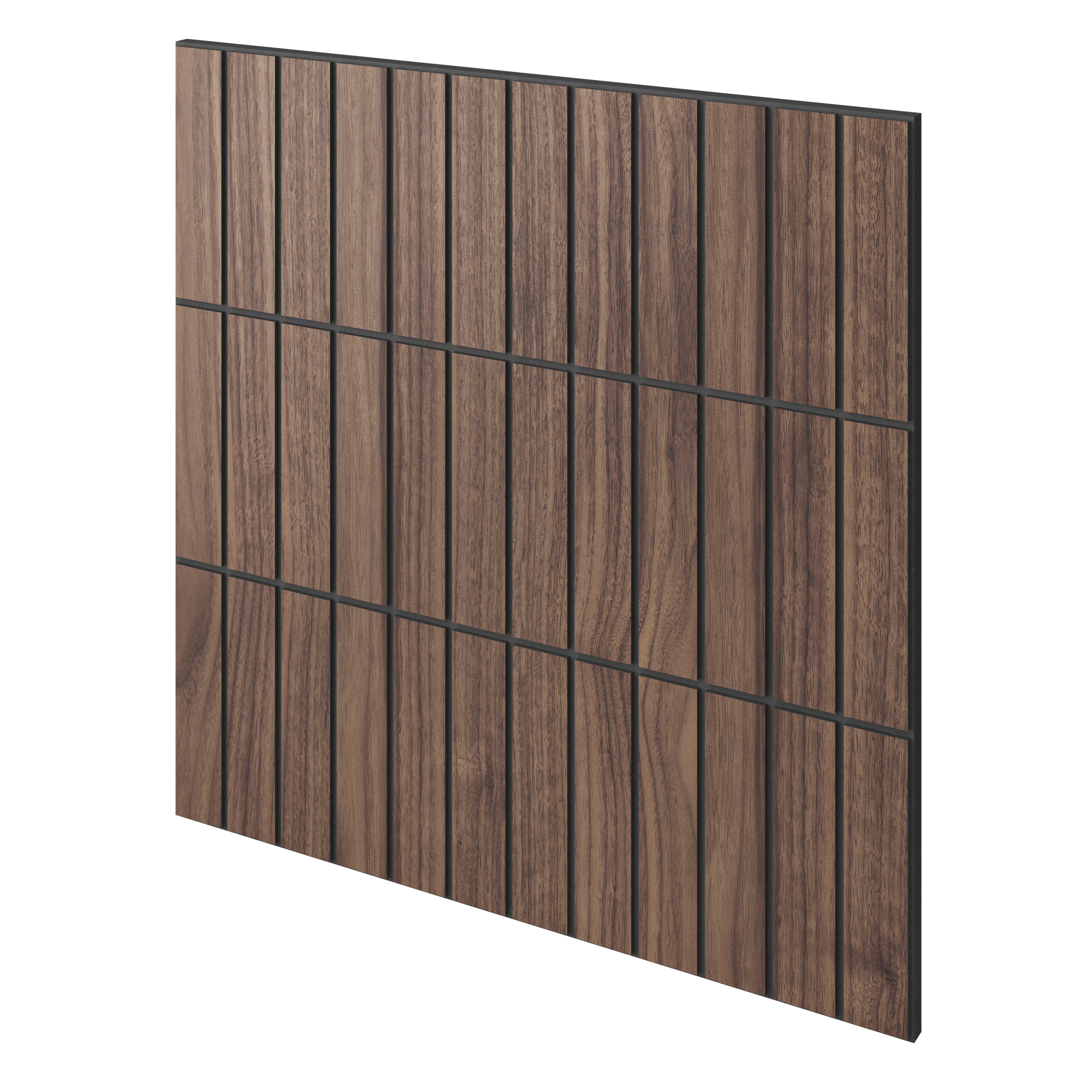 FRÉZOVANÝ PANEL - BARCELONA - DYHA AMERICKÝ ORECH - LAMELE3D