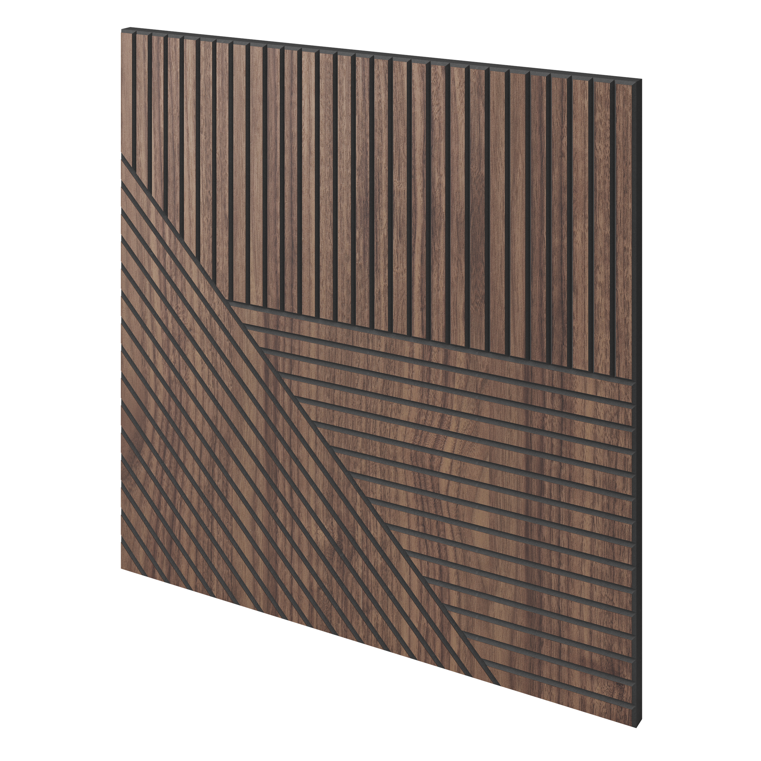 FRÉZOVANÝ PANEL - TOLEDO - DYHA AMERICKÝ ORECH - LAMELE3D