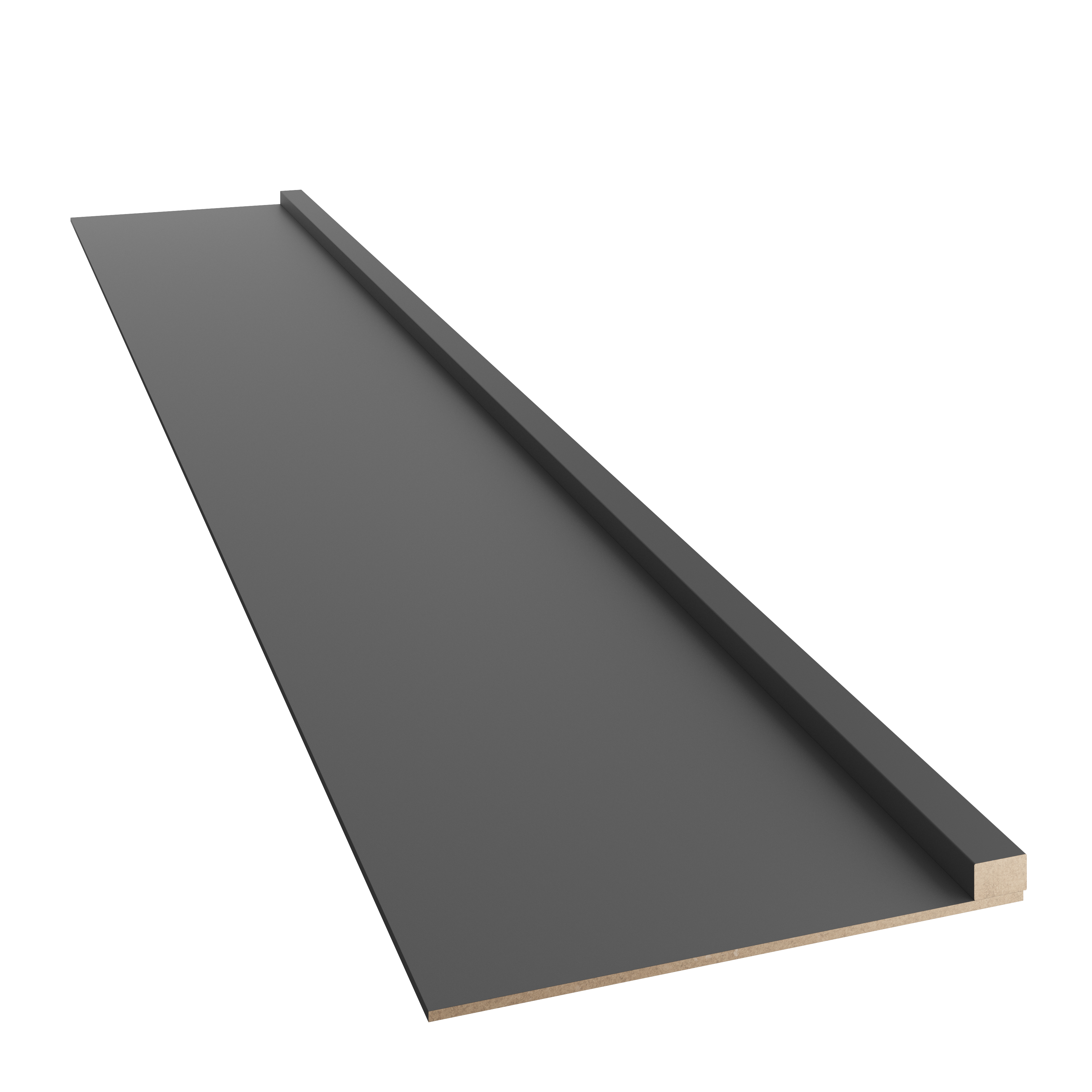 Panel Japandi - matná čierna