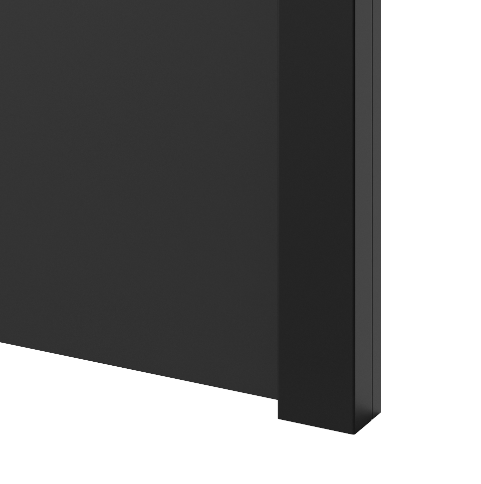 Panel Japandi - matná čierna