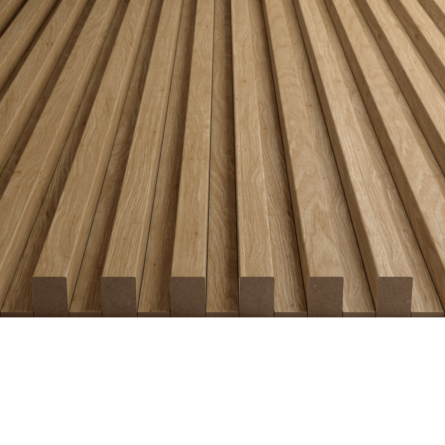 3D NÁSTENNÉ LAMELY - LIŠTA MEDZI LAMELAM - DUBOVÁ DYHA