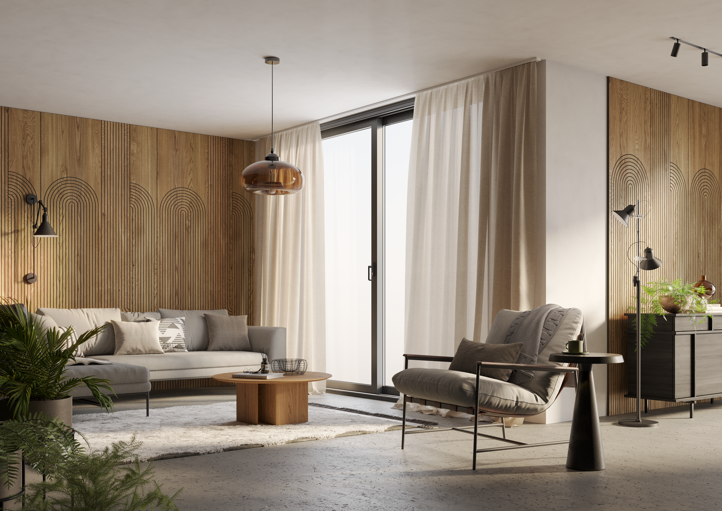 FRÉZOVANÝ PANEL - OSAKA - LAMELE3D