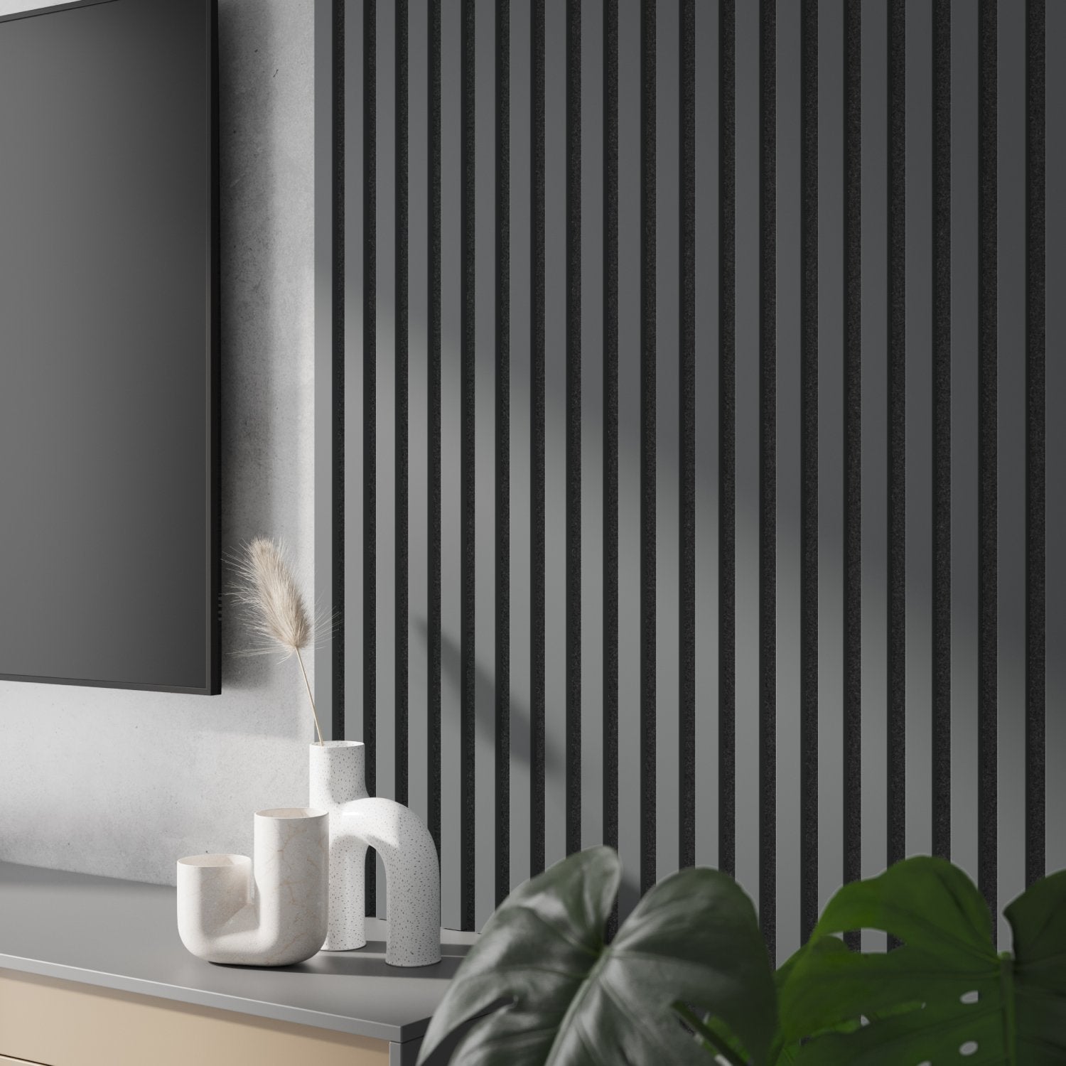 LAMELY NA PLSTI - MATNÝ GRAFIT - LAMELE3D