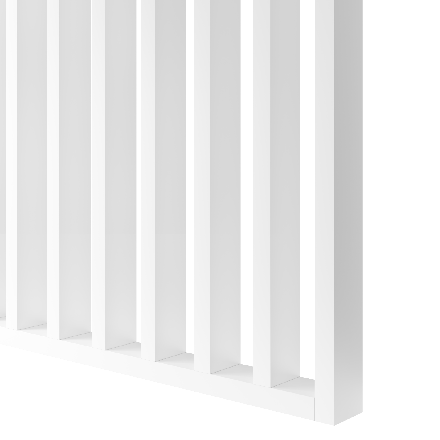 LAMELOVÁ STENA – HOTOVÁ SÚPRAVA - MATNÁ BIELA - LAMELE3D