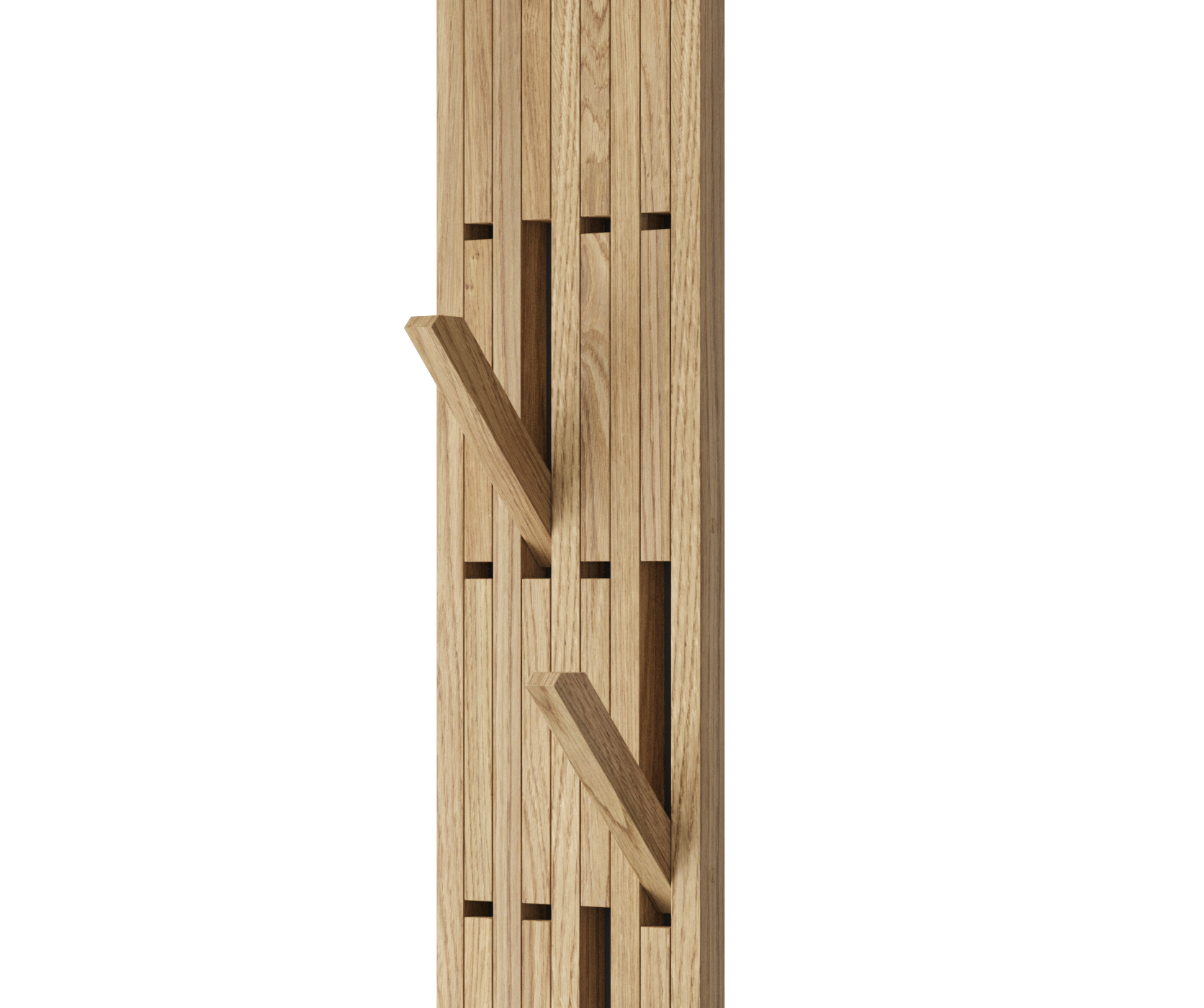 Vešiak Branché z dubového dreva