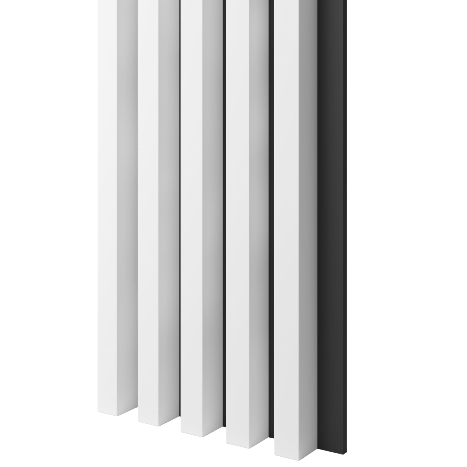 LAMELY NA MDF DOSKE - BIELA MATNÁ