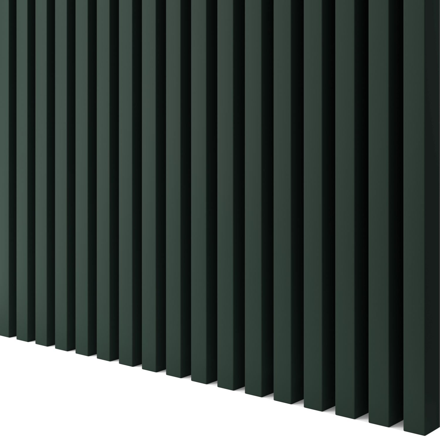 3D NÁSTENNÉ LAMELY - FĽAŠOVO ZELENÁ