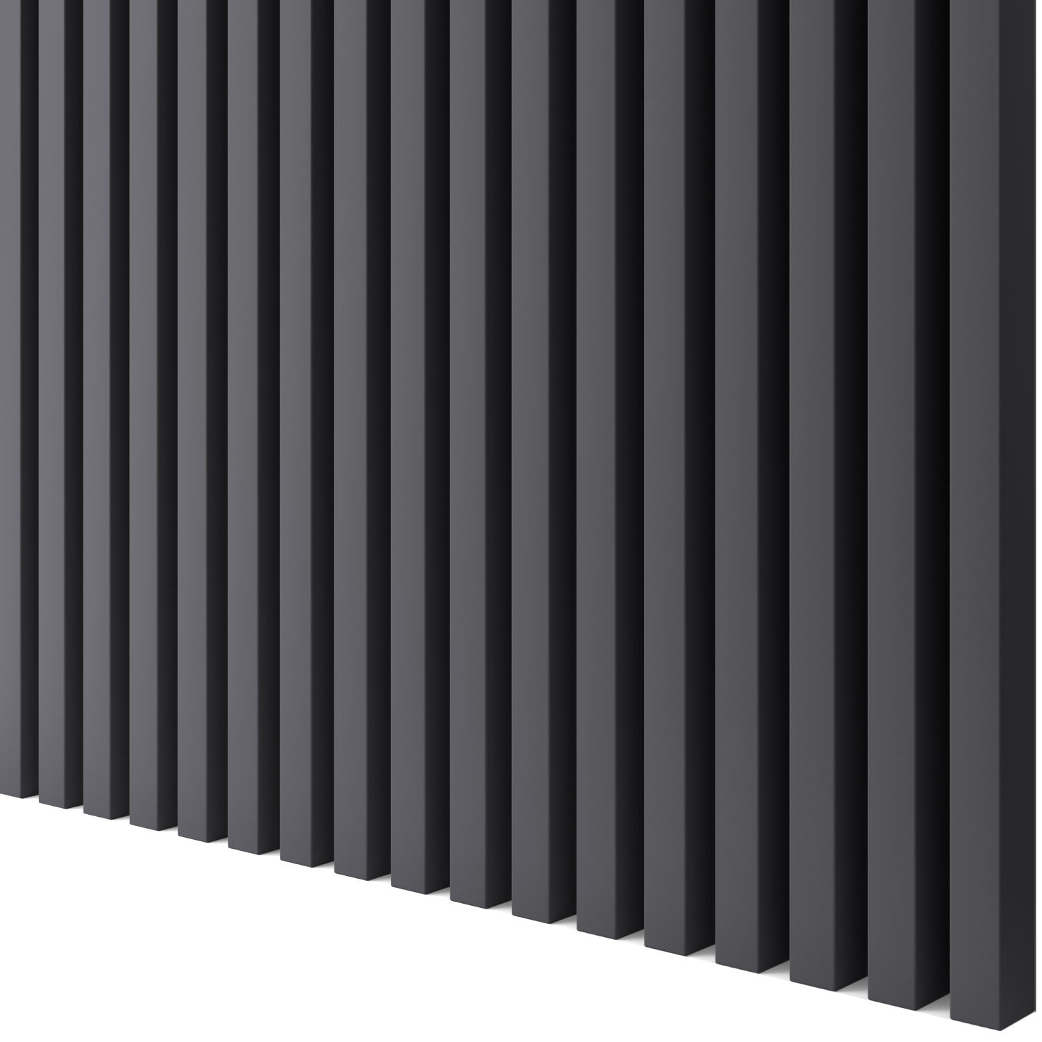 3D NÁSTENNÉ LAMELY - MATNÝ GRAFIT