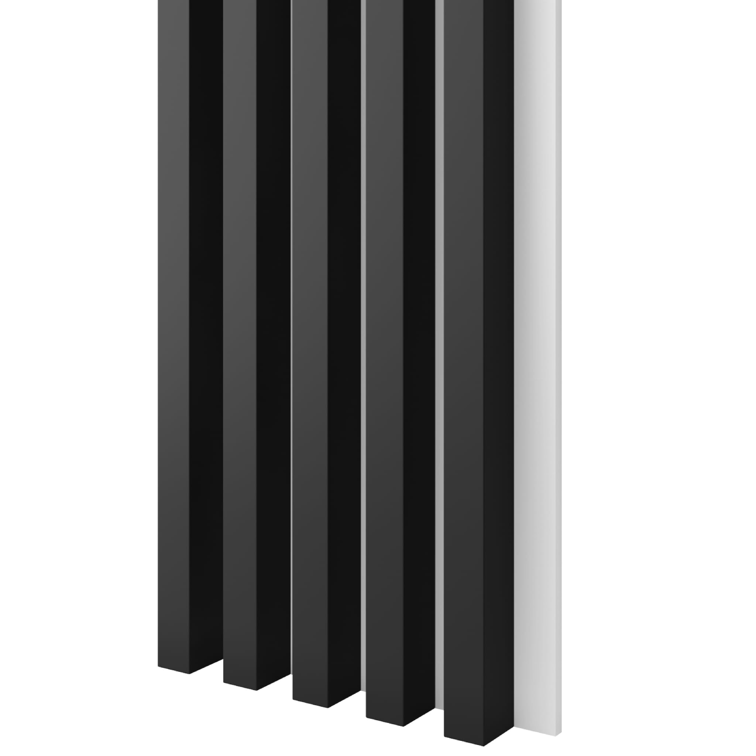LAMELY NA MDF DOSKE - ČIERNA MATNÁ