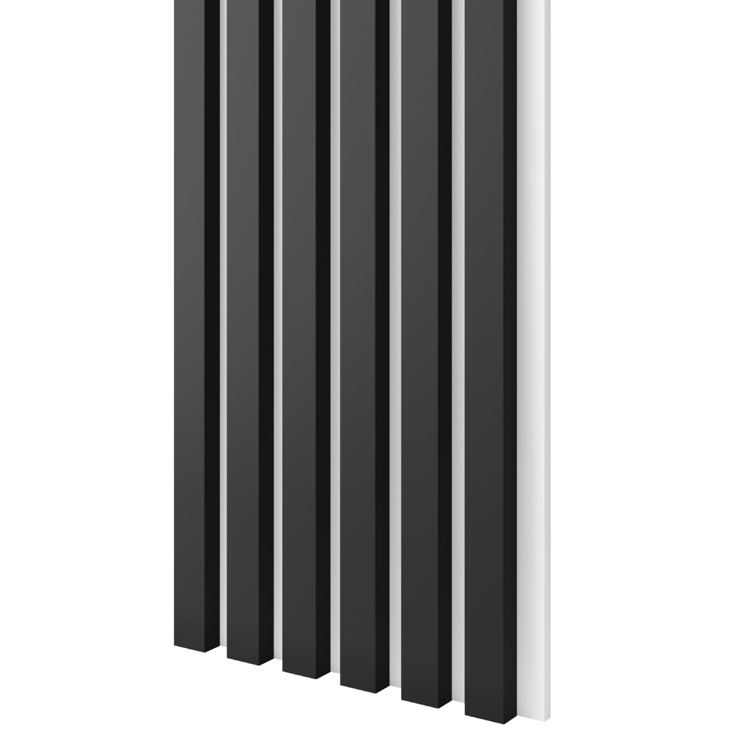 TENKÉ LAMELY NA MDF DOSKE - ČIERNA MATNÁ