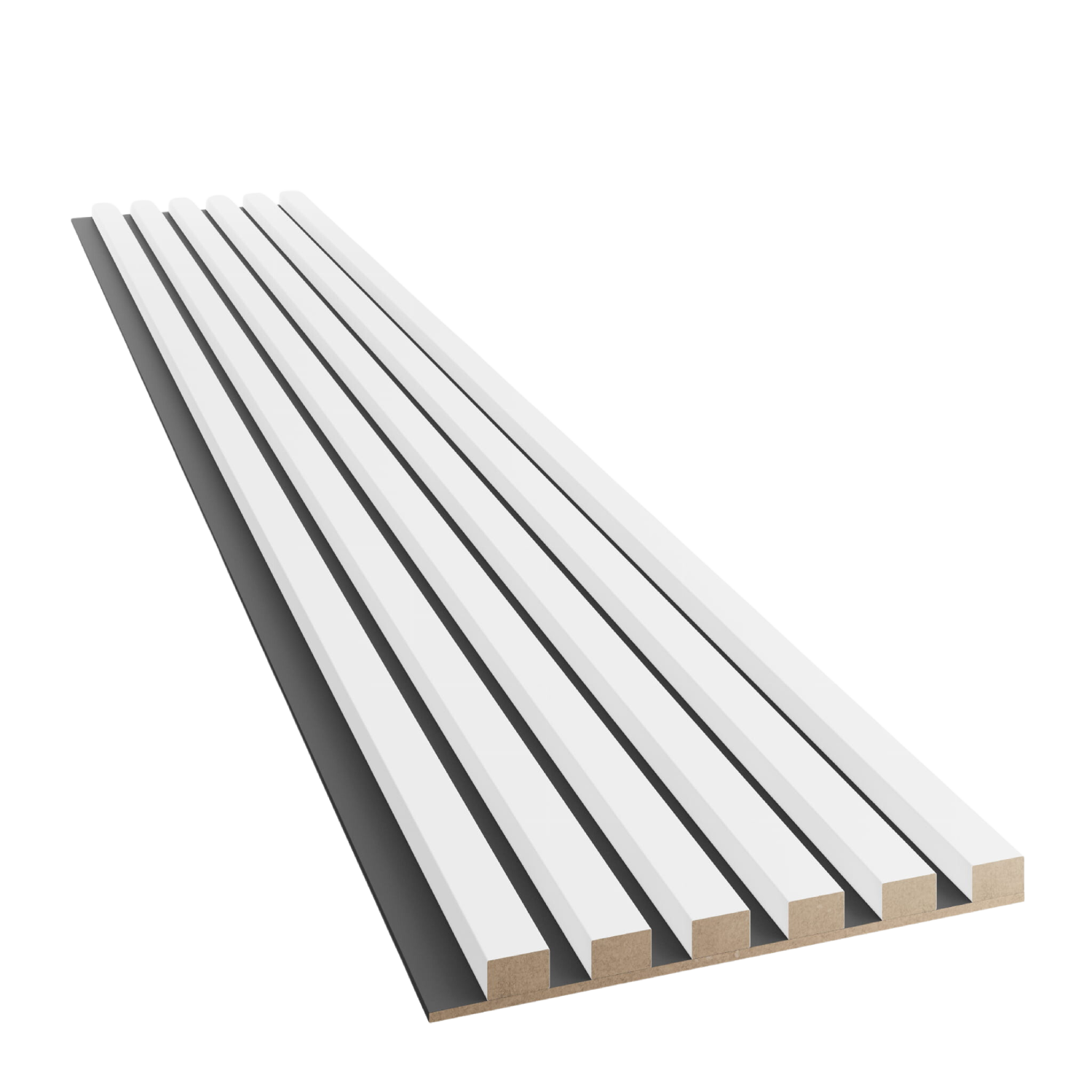 TENKÉ LAMELY NA MDF DOSKE - BIELA ​​MATNÁ