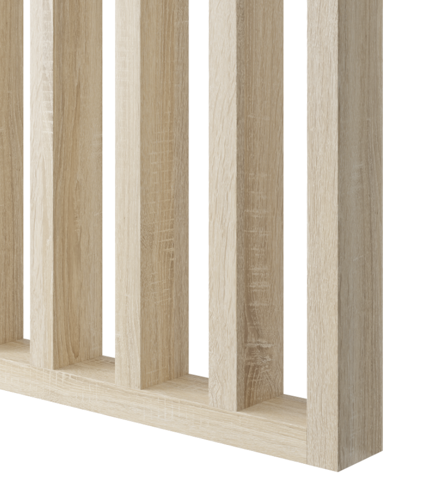 LAMELOVÁ STENA – HOTOVÁ SÚPRAVA - DUB SONOMA - LAMELE3D