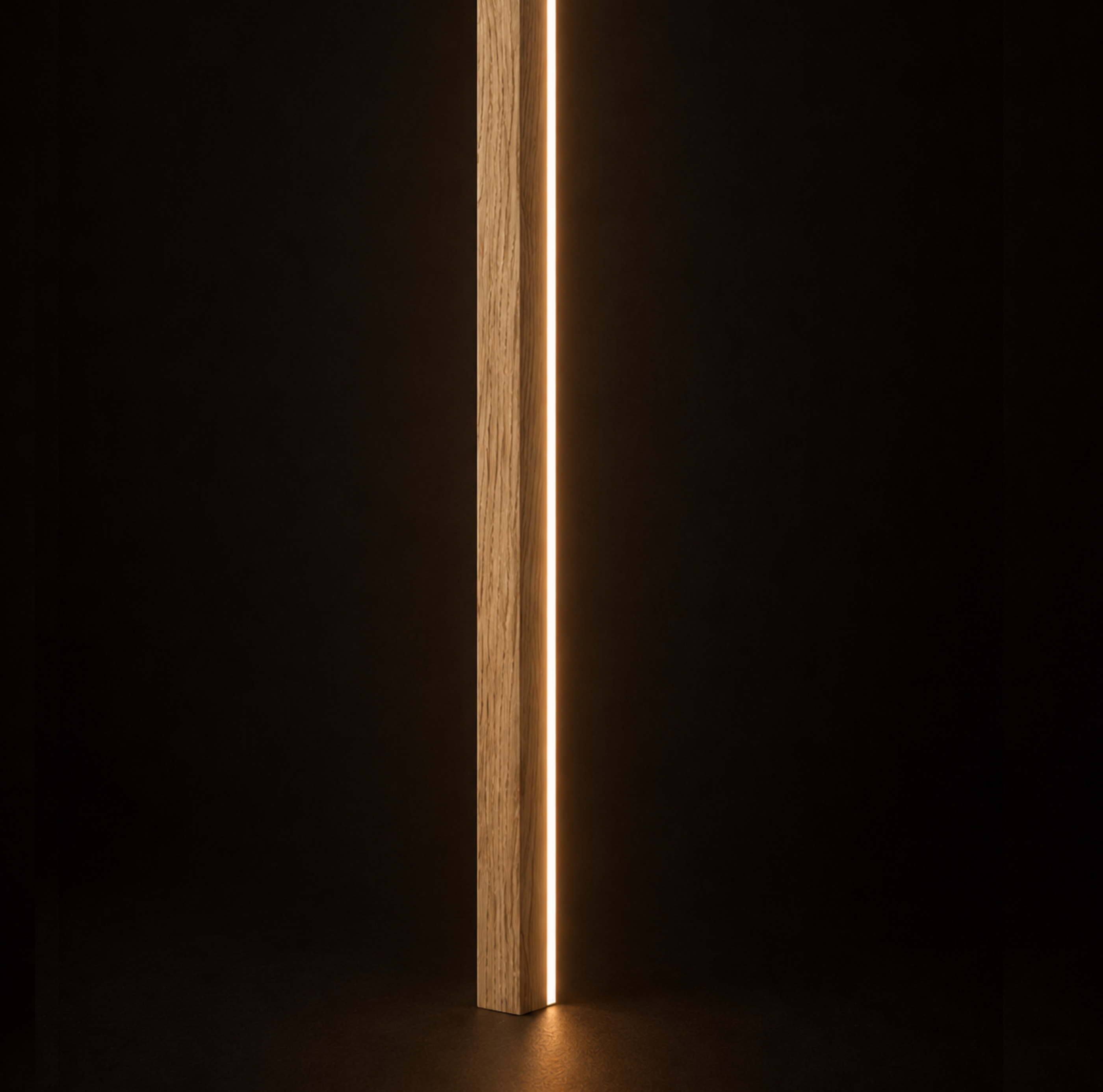 3D NÁSTENNÉ LAMELY LED - DUBOVÁ DYHA