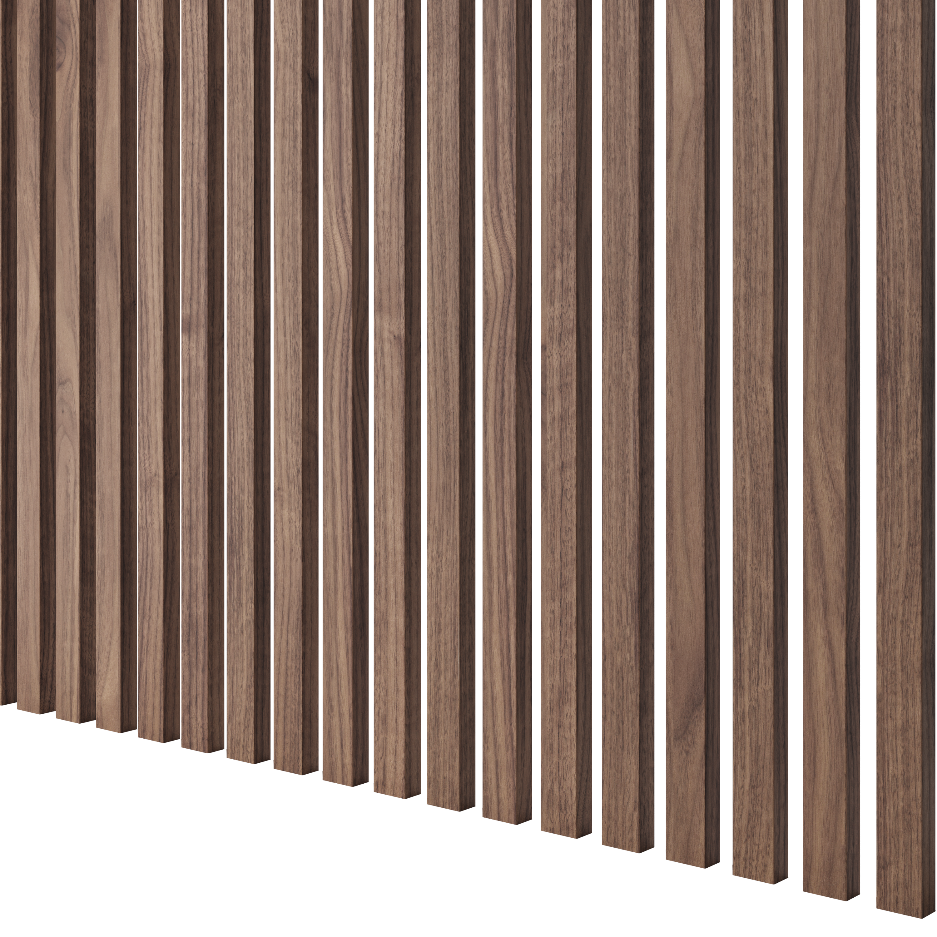 3D SLIM (TENKÉ) LAMELY  - AMERICKÁ ORECHOVÁ DYHA 