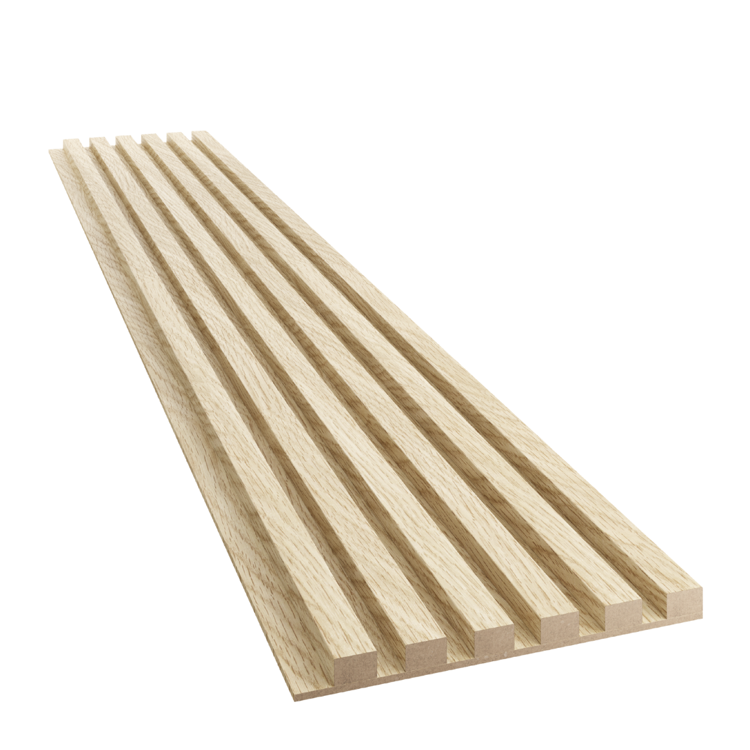 SLIM LAMELY NA DYHOVANEJ MDF DOSKE - EURÓPSKY DUB CPL