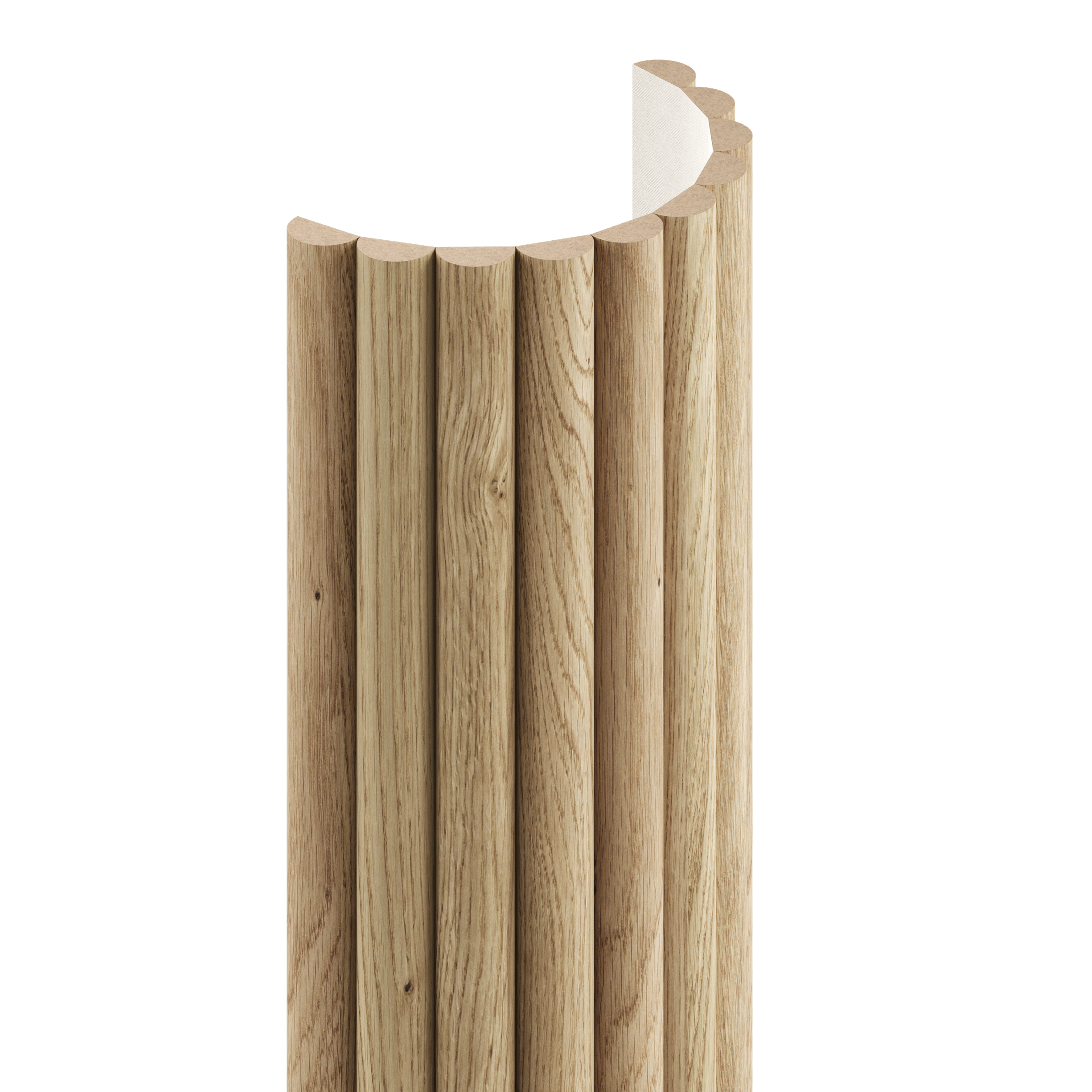 LAMELY NA LÁTKE VAG - Dubová dyha - LAMELE3D