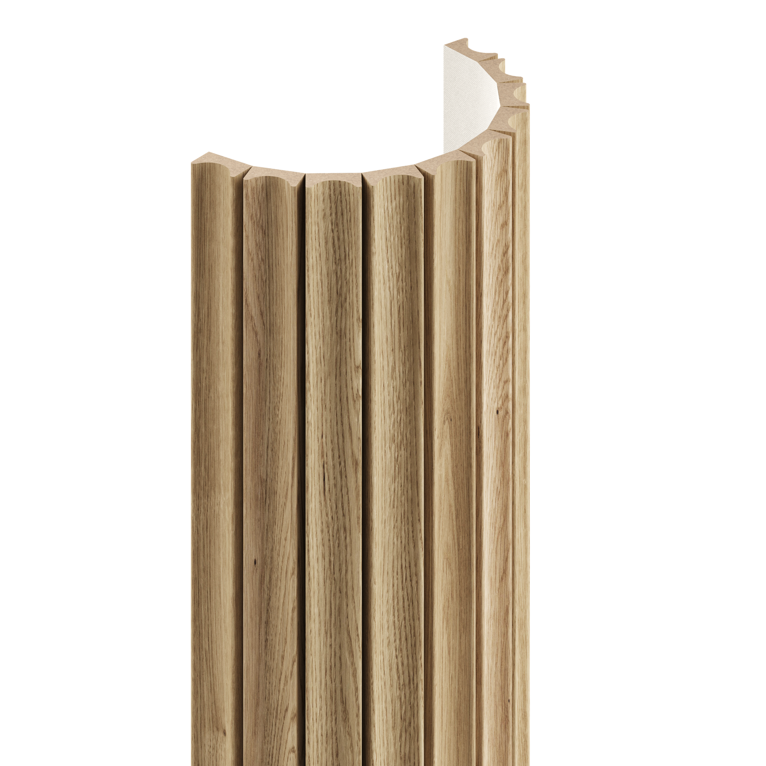 Lamely na látke VIK - Dubová dyha - LAMELE3D