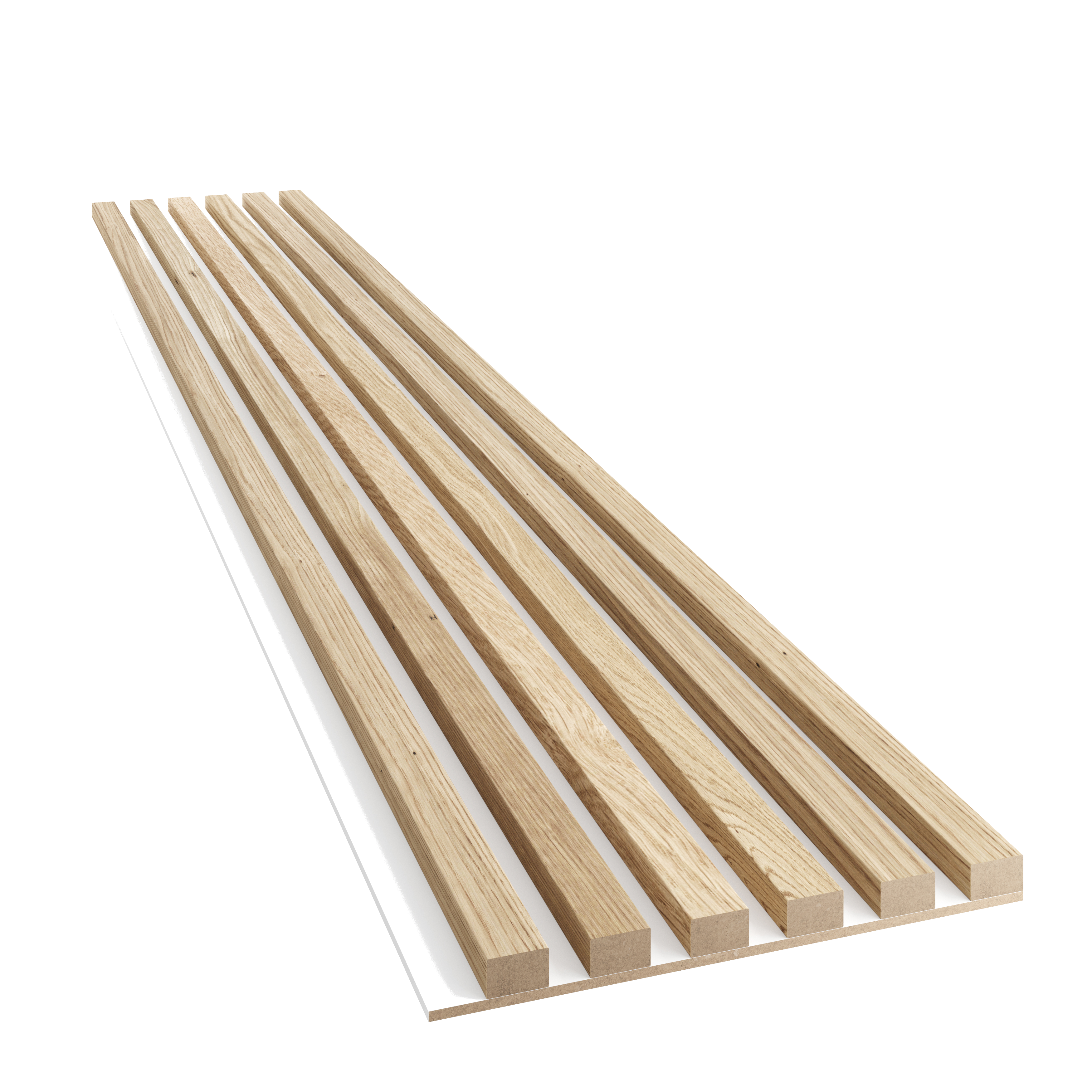 TENKÉ LAMELY NA MDF DOSKE - DUBOVÁ DYHA