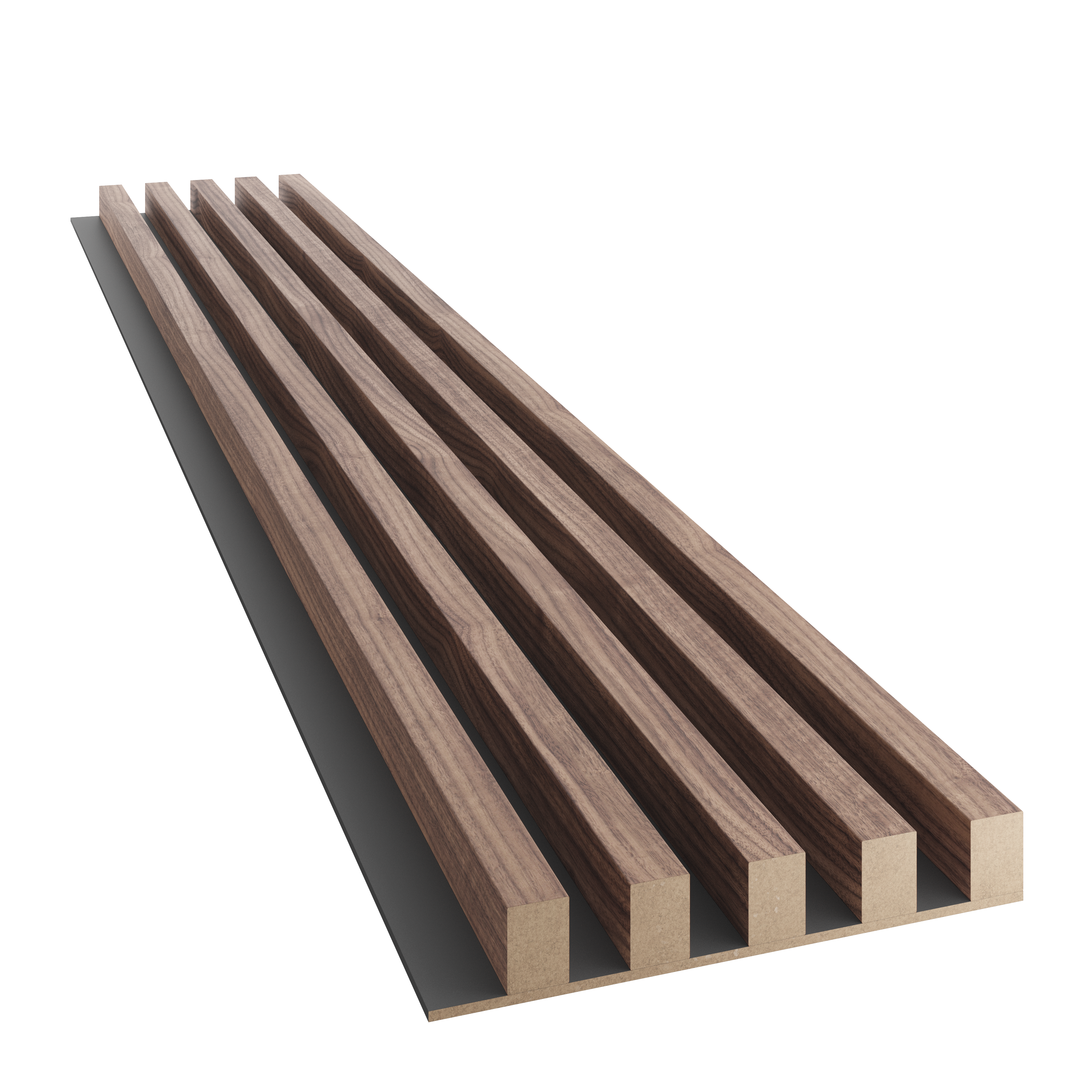 LAMELY NA MDF DOSKE - AMERICKÁ ORECHOVÁ DYHA