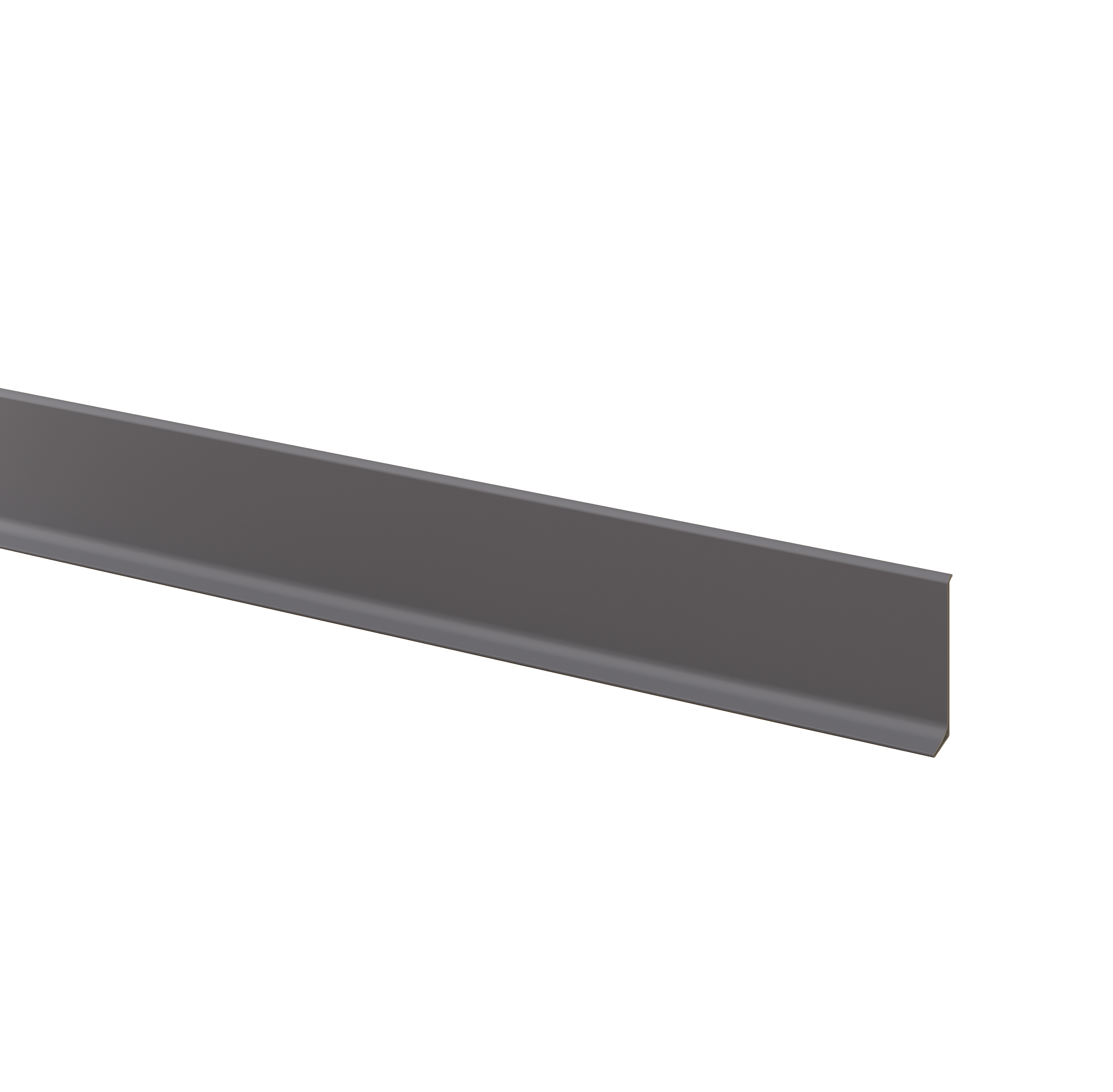 HLINÍKOVÉ SOKLOVÉ LISTY - GRAFIT - 275 CM - LAMELE3D