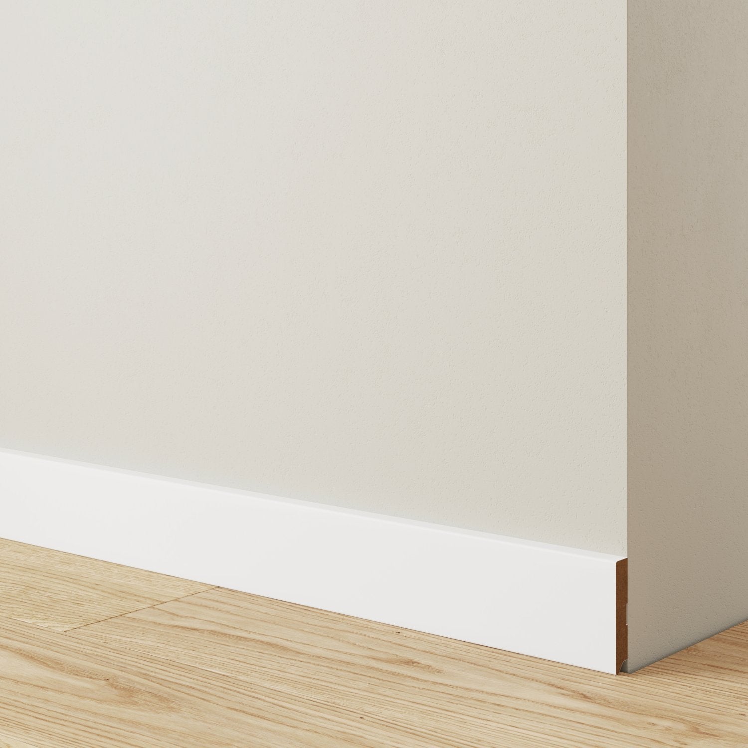 SOKLOVÉ LIŠTY - BIELY - 275 CM - LAMELE3D