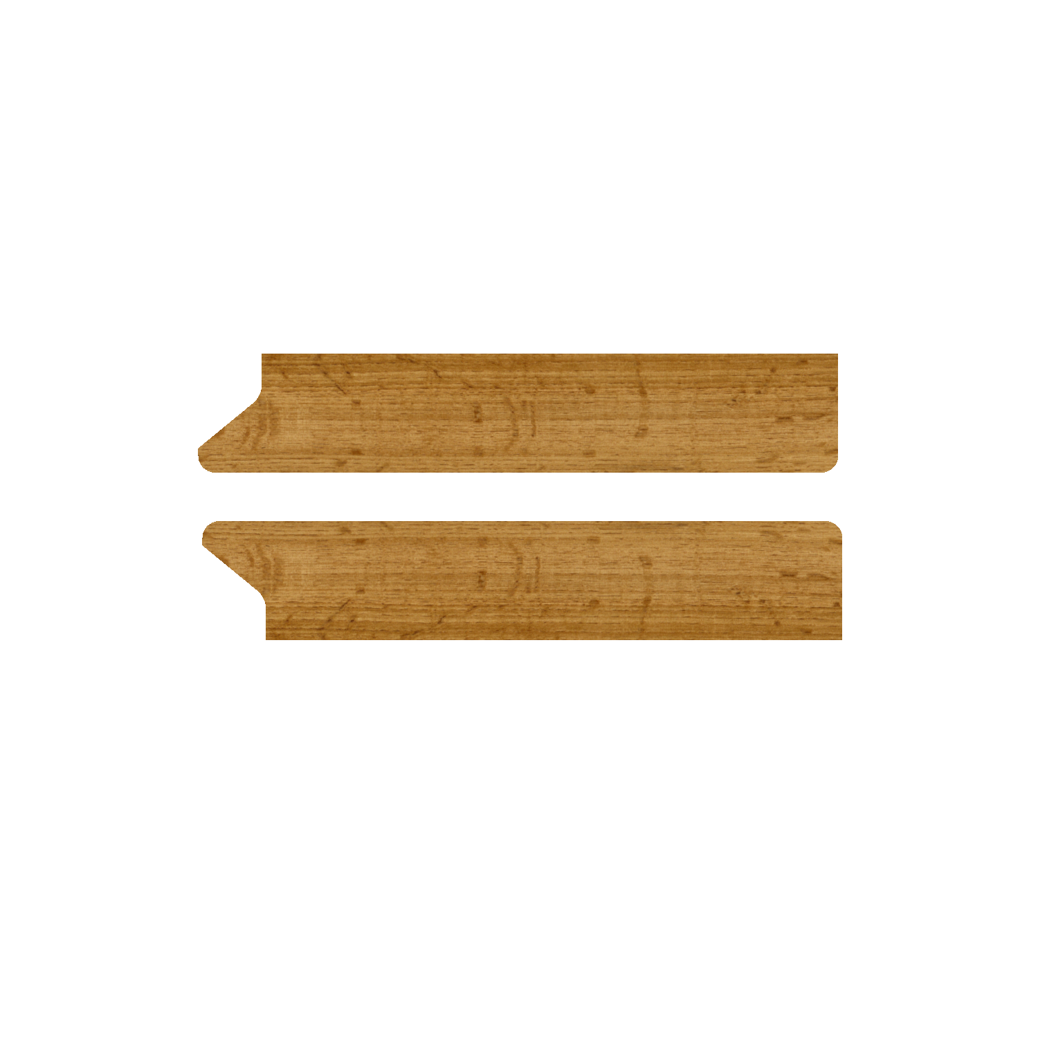 Koncové krytky MDF soklových líšt – sada 2 kusov