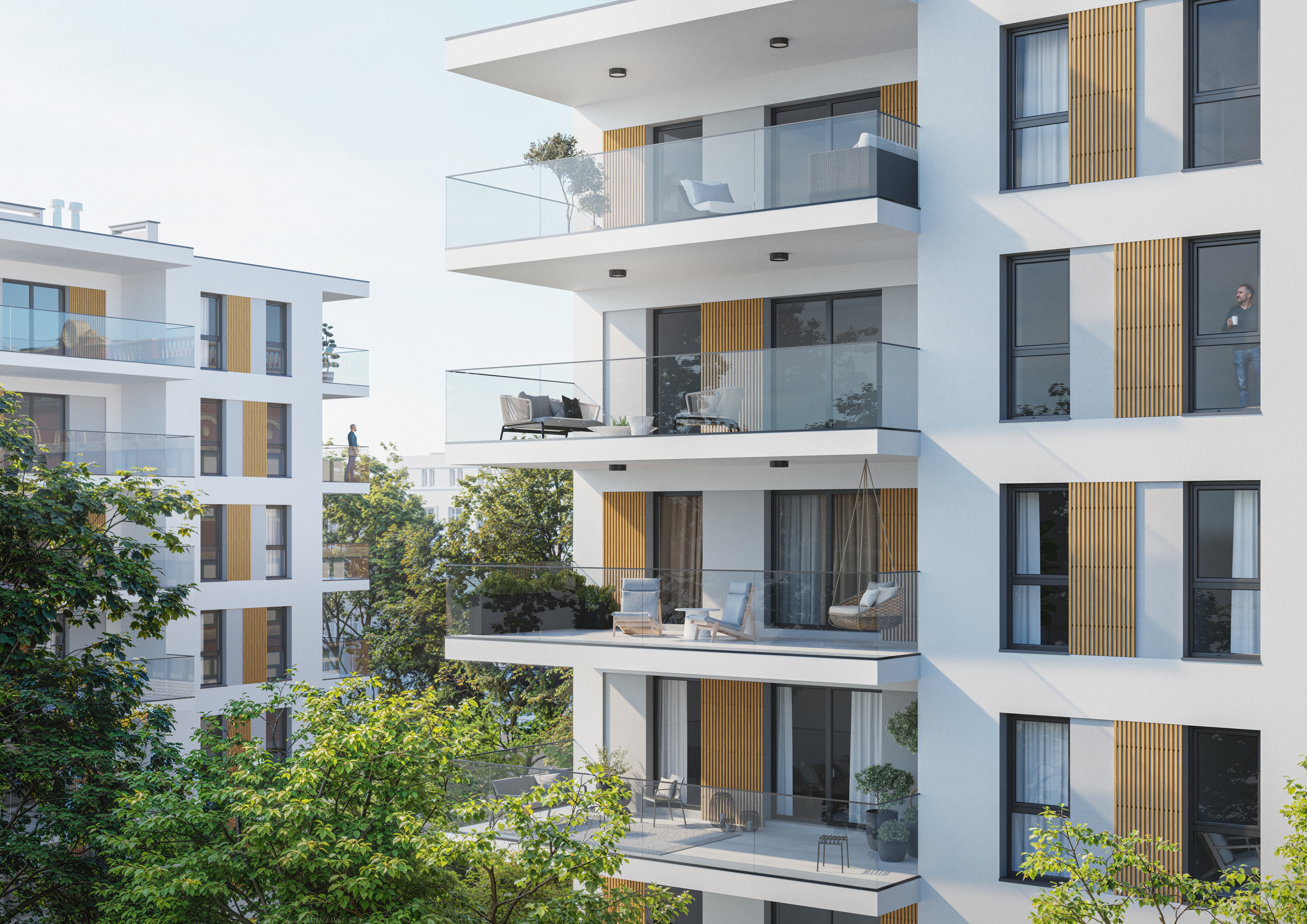 HLINÍKOVÉ FASÁDNE LIŠTY - 6-LAMELOVÝ PANEL - MEDOVÝ DUB