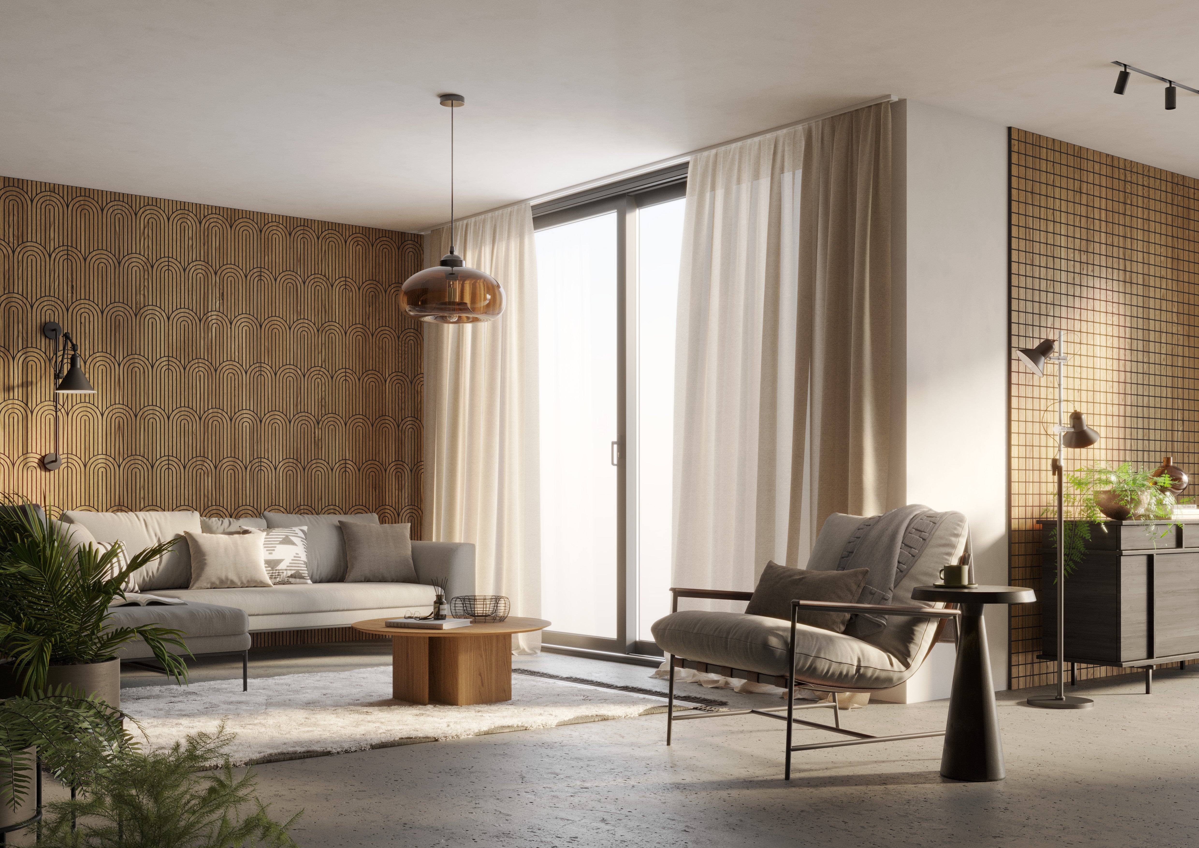 FRÉZOVANÝ PANEL - SENDAI - LAMELE3D