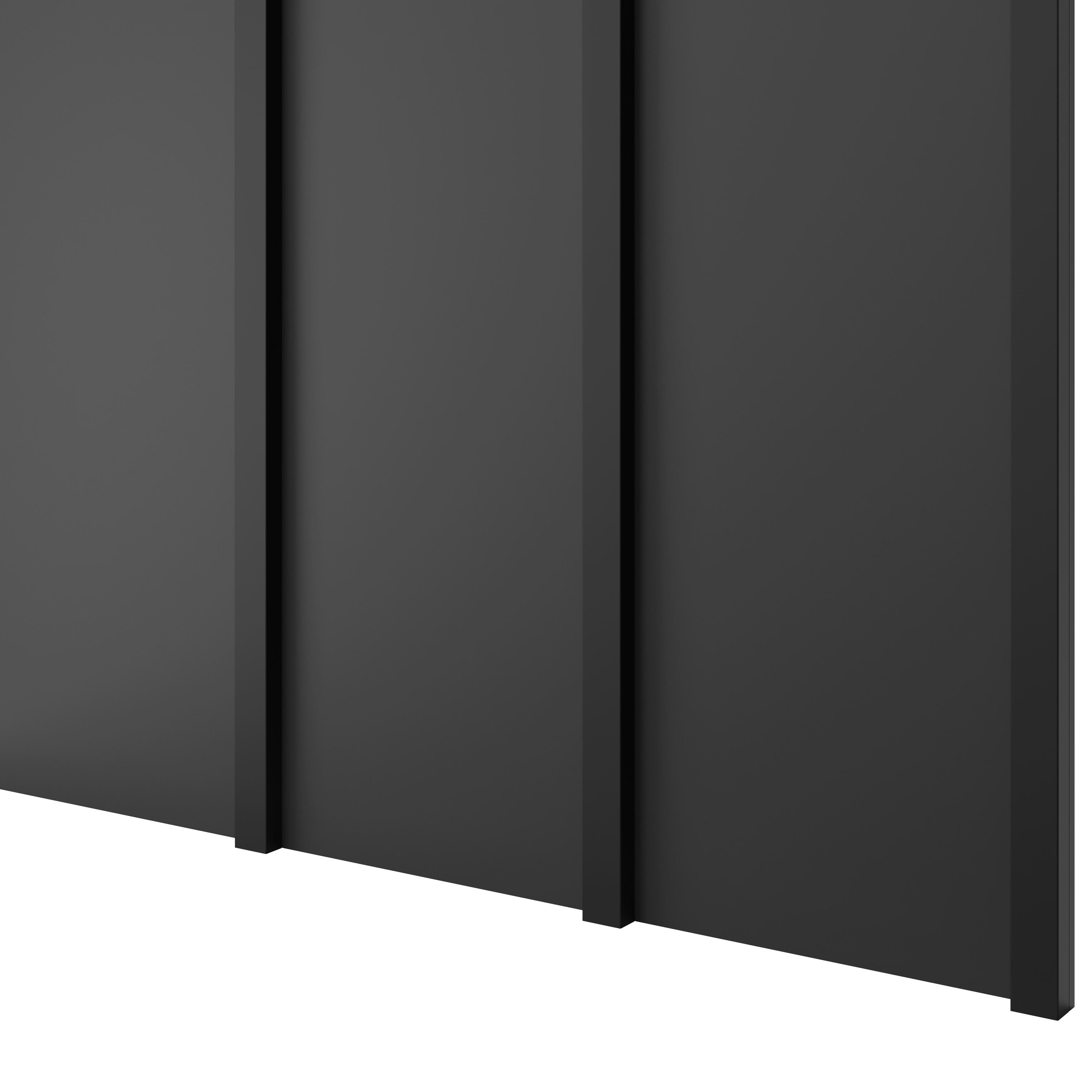 Panel Japandi - matná čierna