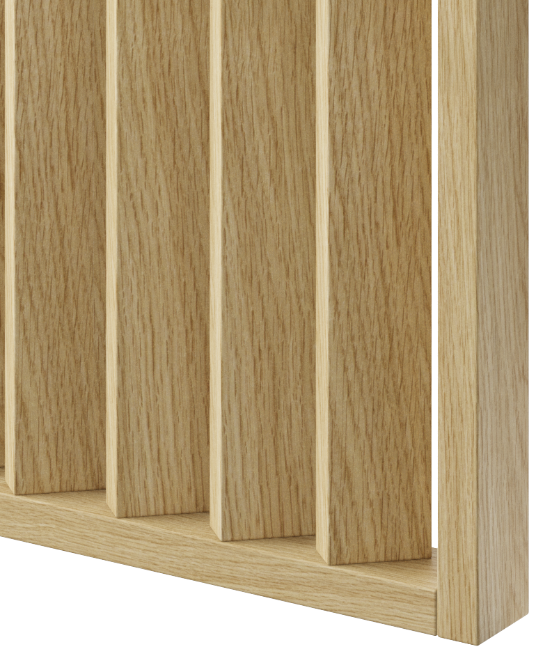 LAMELOVÁ PRIEČKA SO ZÁKLADOM - HOTOVÁ SÚPRAVA - EURÓPSKY DUB CPL