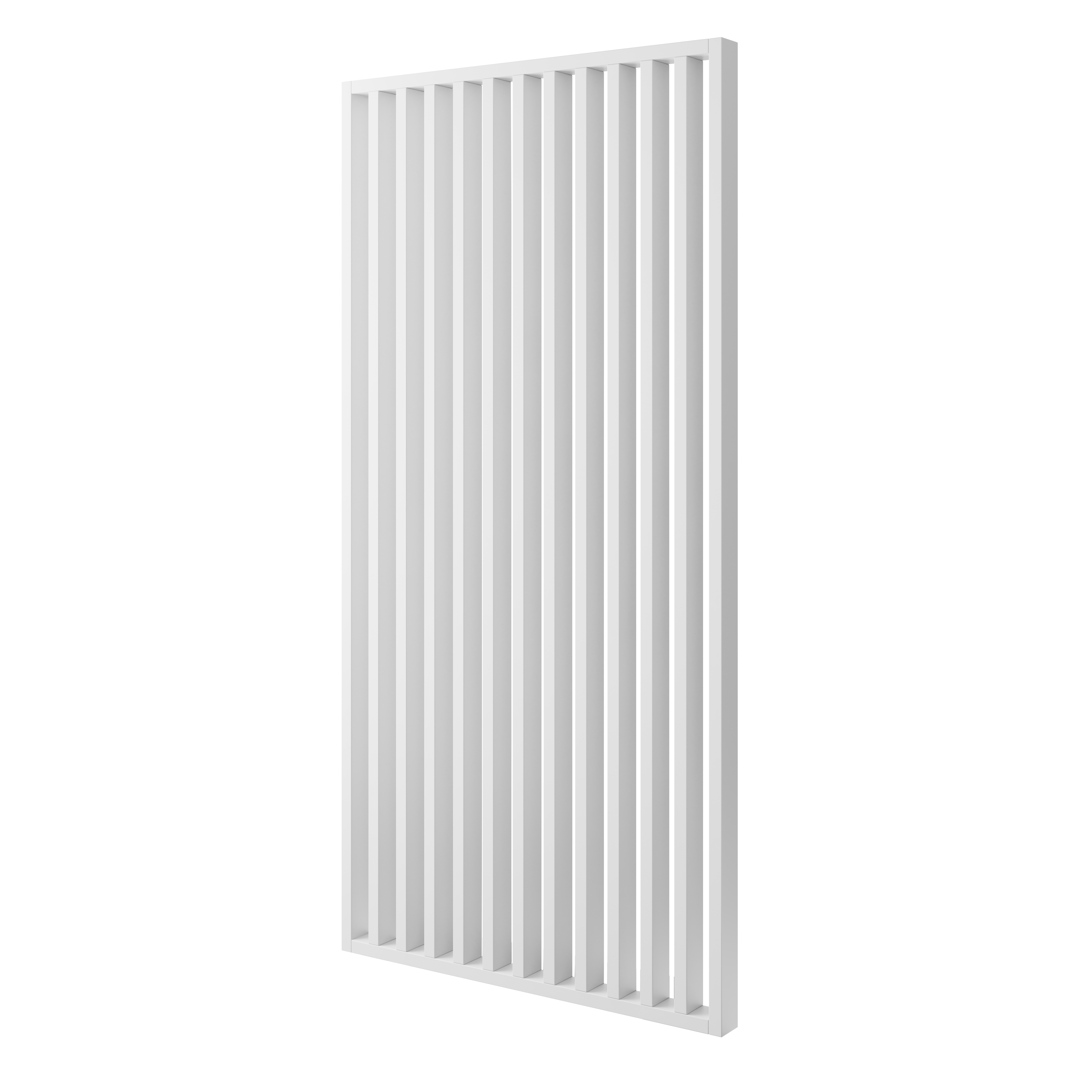 LAMELOVÁ STENA – HOTOVÁ SÚPRAVA - MATNÁ BIELA ​​- LAMELE3D