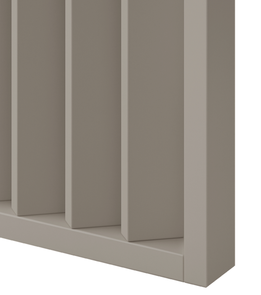 LAMELOVÁ PRIEČKA SO ZÁKLADOM - HOTOVÁ SÚPRAVA - PIESKOVO-BÉŽOVÁ