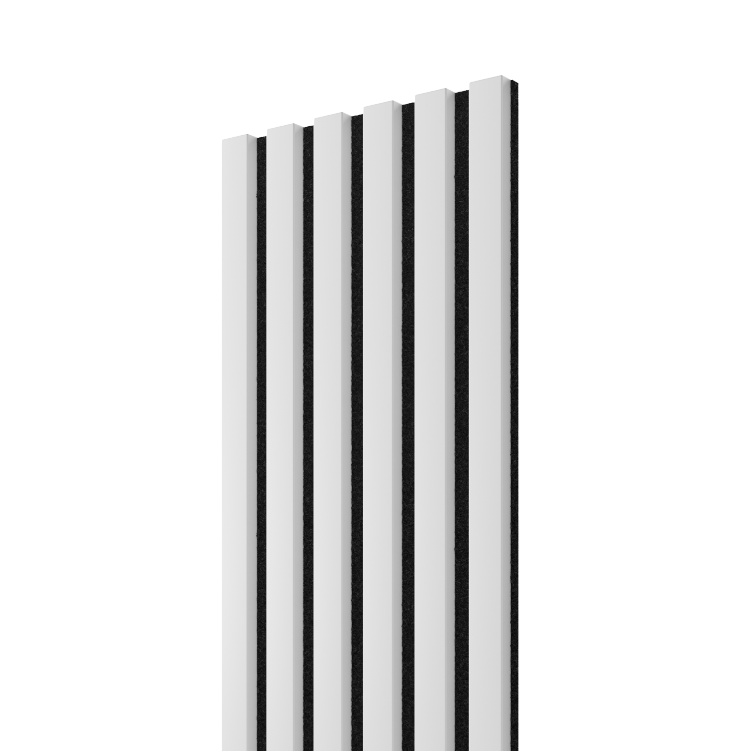 LAMELY NA PLSTI - BIELY MATNÝ - LAMELE3D