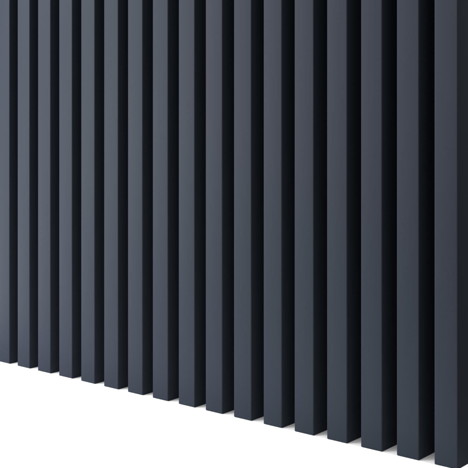 3D NÁSTENNÉ LAMELY  - TMAVOMODRÁ 