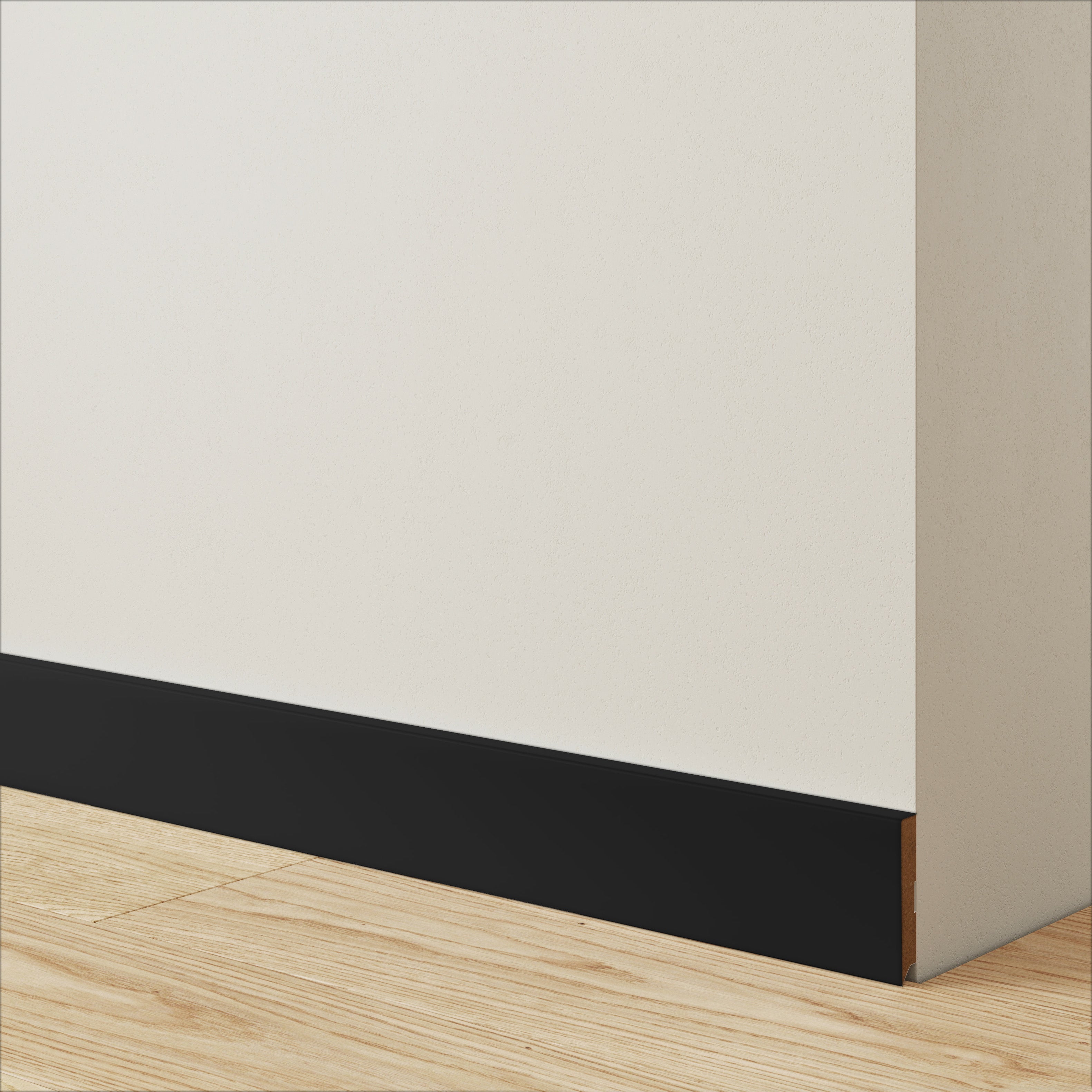 SOKLOVÉ LIŠTY - ČIERNA - 275 CM - LAMELE3D